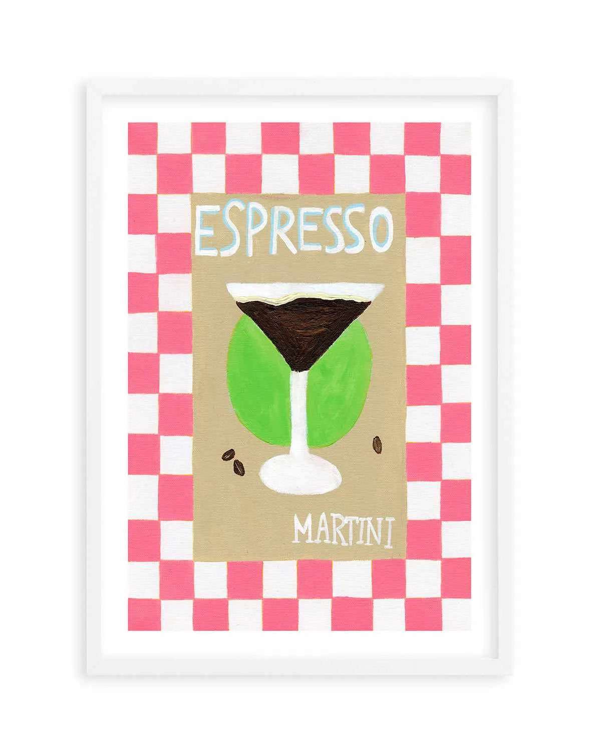 Espresso Martini by Britney Turner Art Print from Olive et Oriel where you can shop wallpaper and artworks online