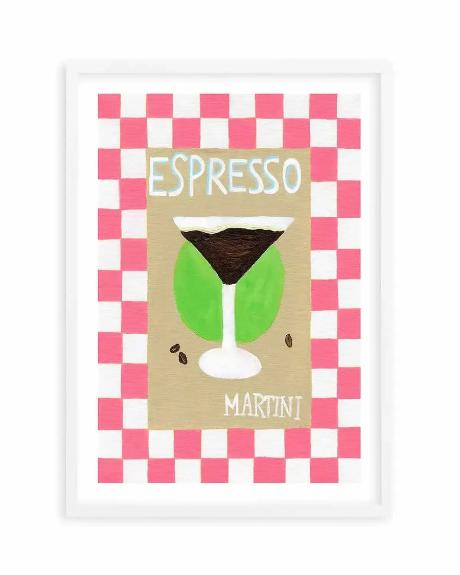 Espresso Martini by Britney Turner Art Print from Olive et Oriel where you can shop wallpaper and artworks online