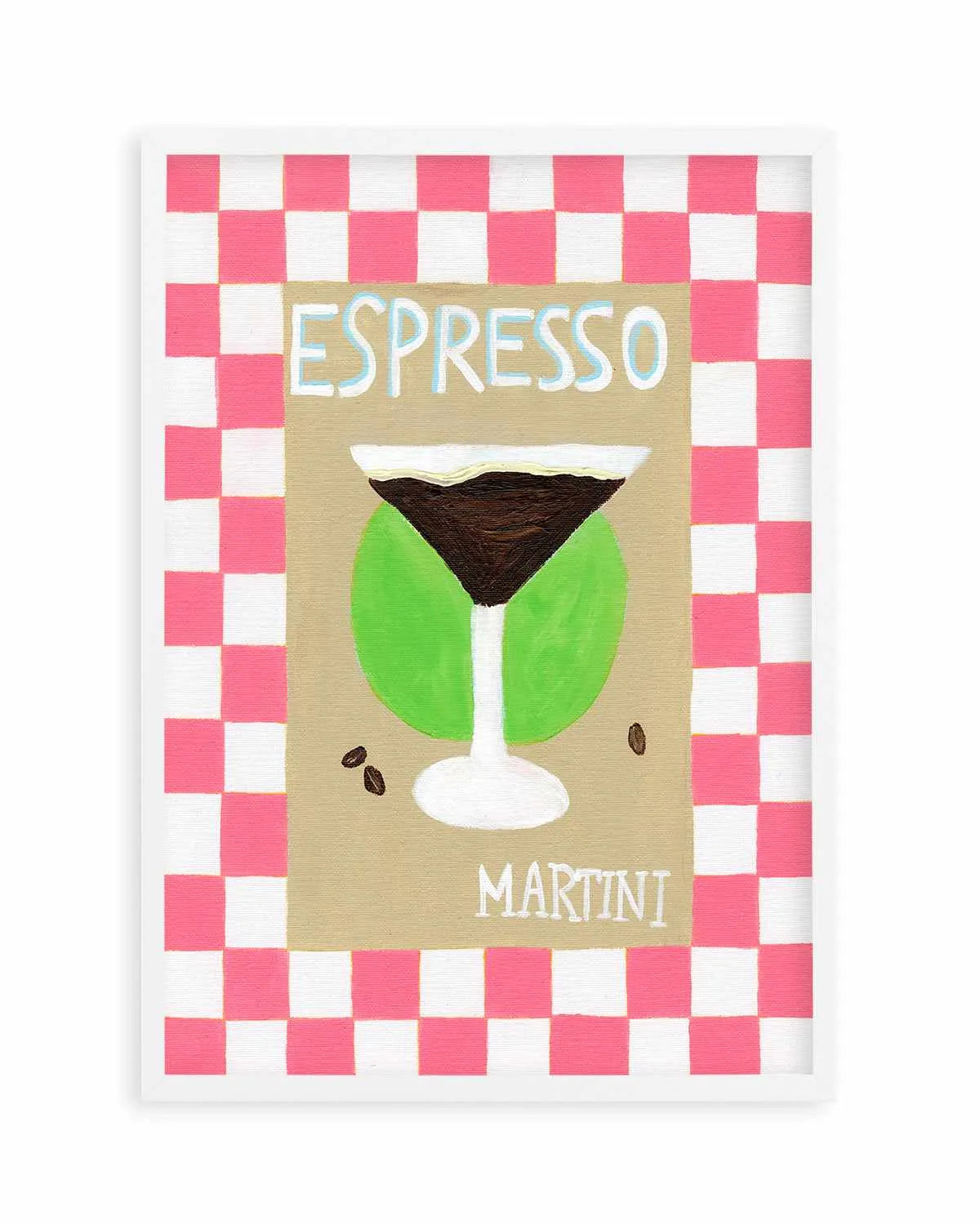 Espresso Martini by Britney Turner Art Print from Olive et Oriel where you can shop wallpaper and artworks online