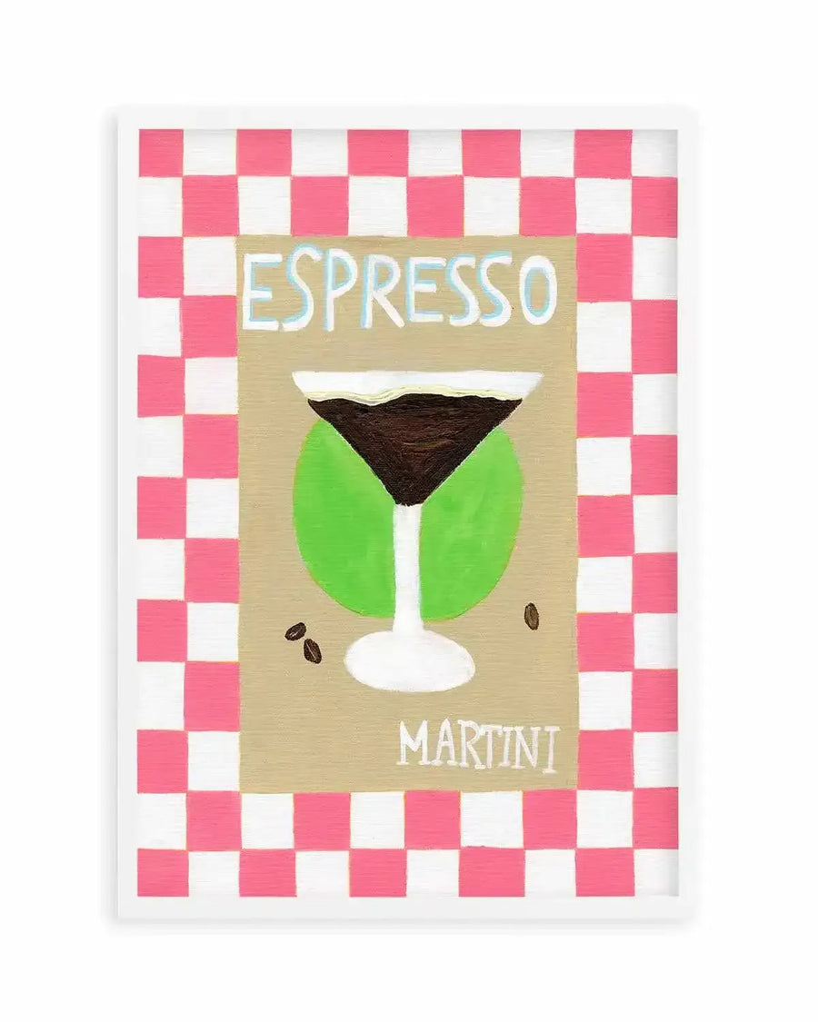 Espresso Martini by Britney Turner Art Print from Olive et Oriel where you can shop wallpaper and artworks online