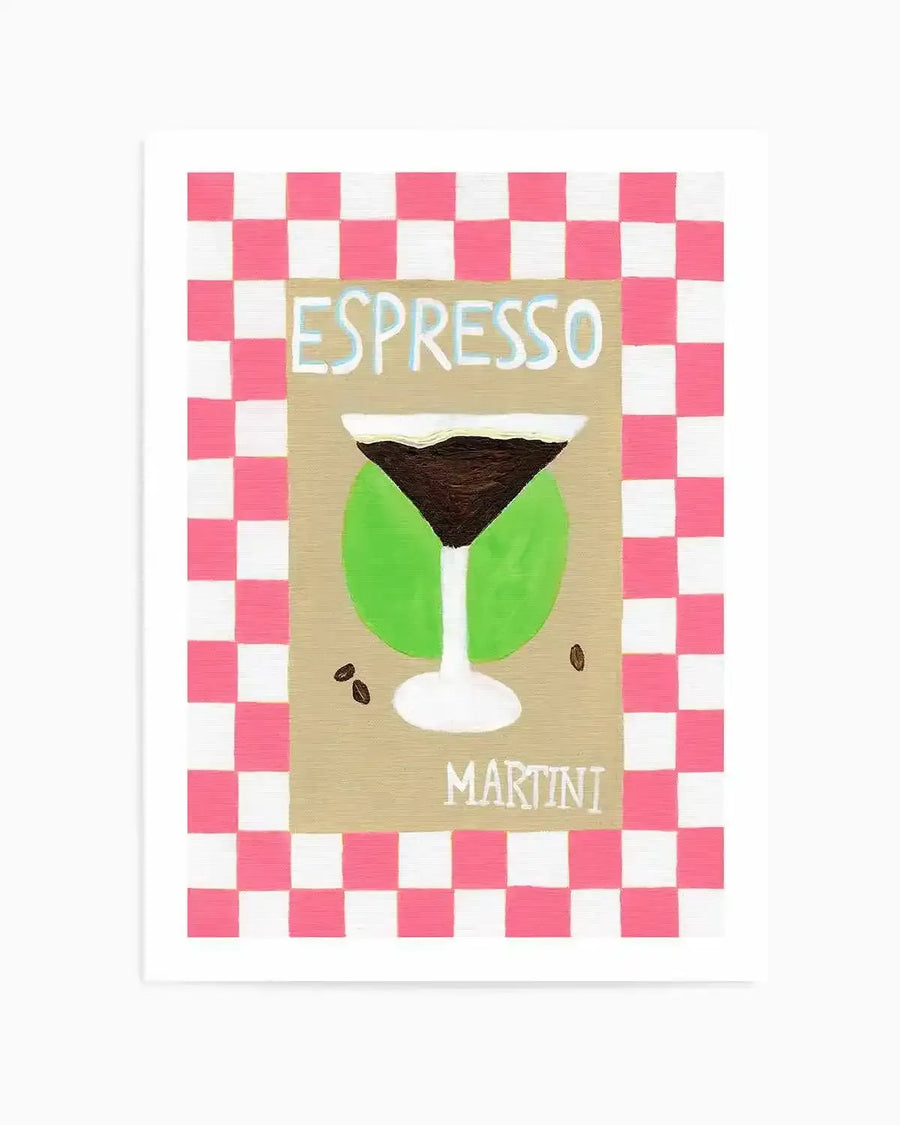 Espresso Martini by Britney Turner Art Print from Olive et Oriel where you can shop wallpaper and artworks online