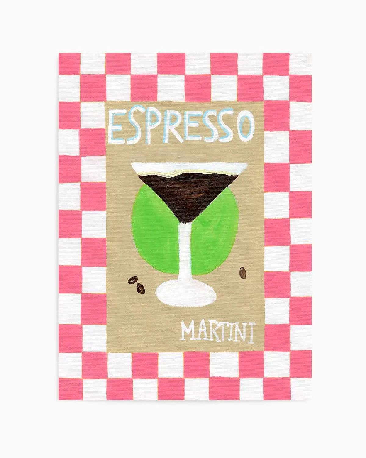 Espresso Martini by Britney Turner Art Print from Olive et Oriel where you can shop wallpaper and artworks online