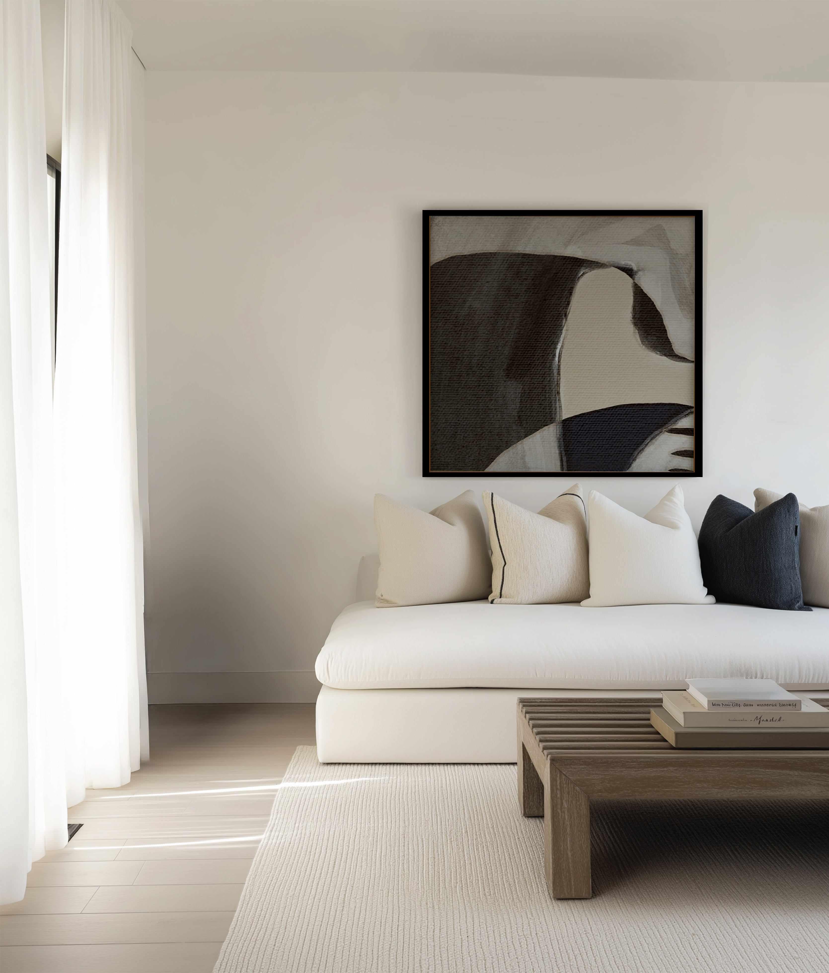 Essence 1 by Shatha Al Dafai | Framed Canvas Art Print from Olive et Oriel where you can shop wallpaper and artworks online