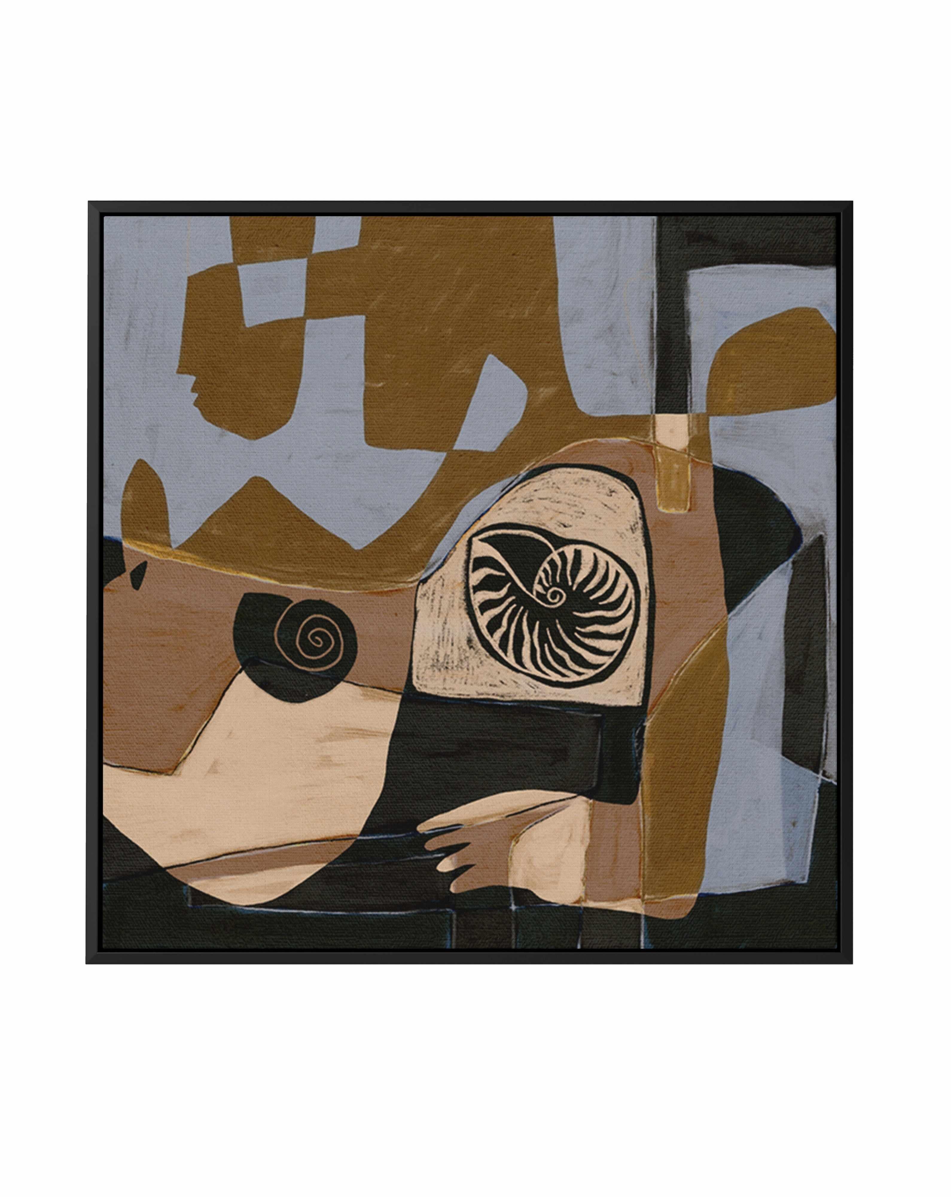 Essence 3 by Shatha Al Dafai | Framed Canvas Art Print from Olive et Oriel where you can shop wallpaper and artworks online