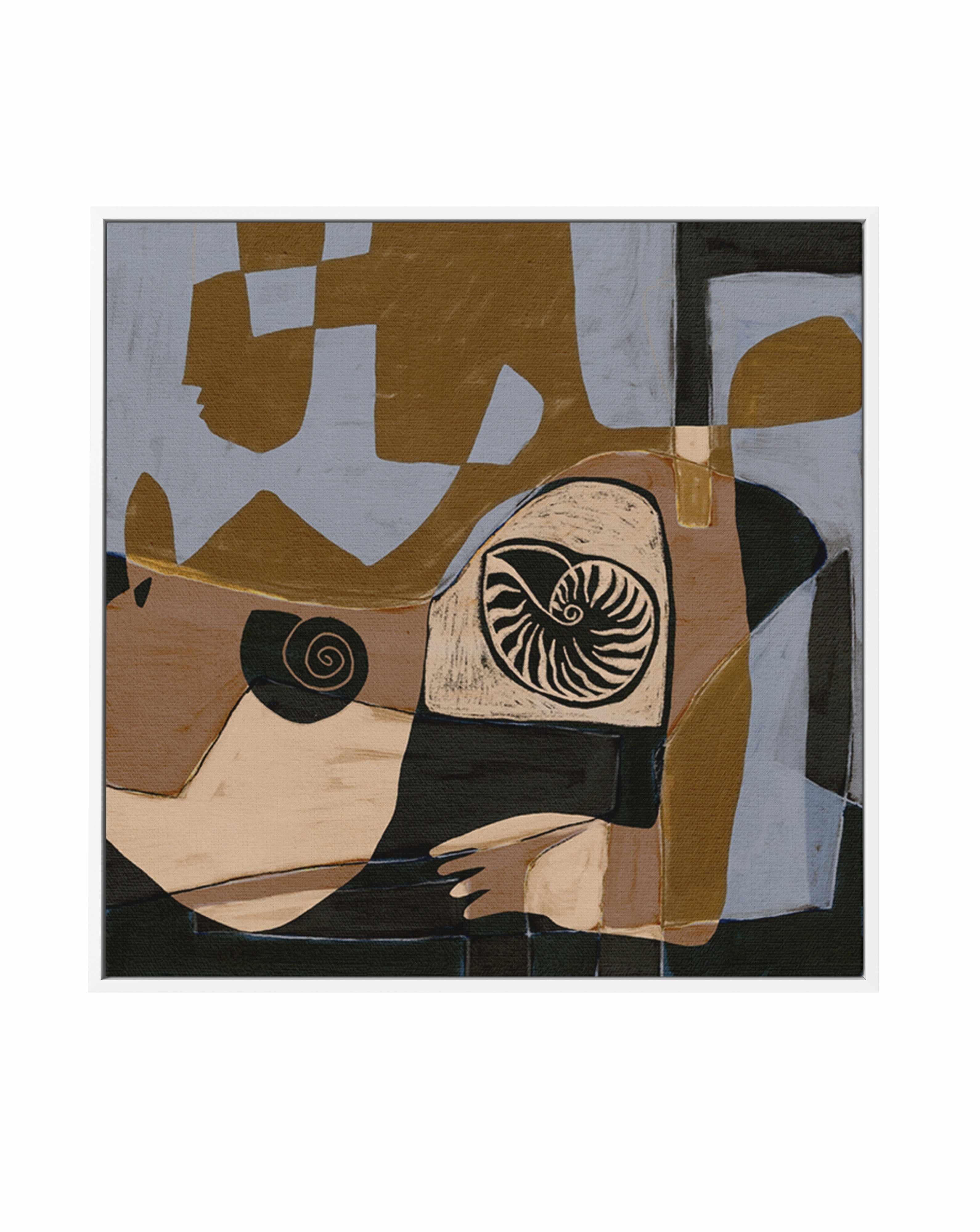 Essence 3 by Shatha Al Dafai | Framed Canvas Art Print from Olive et Oriel where you can shop wallpaper and artworks online