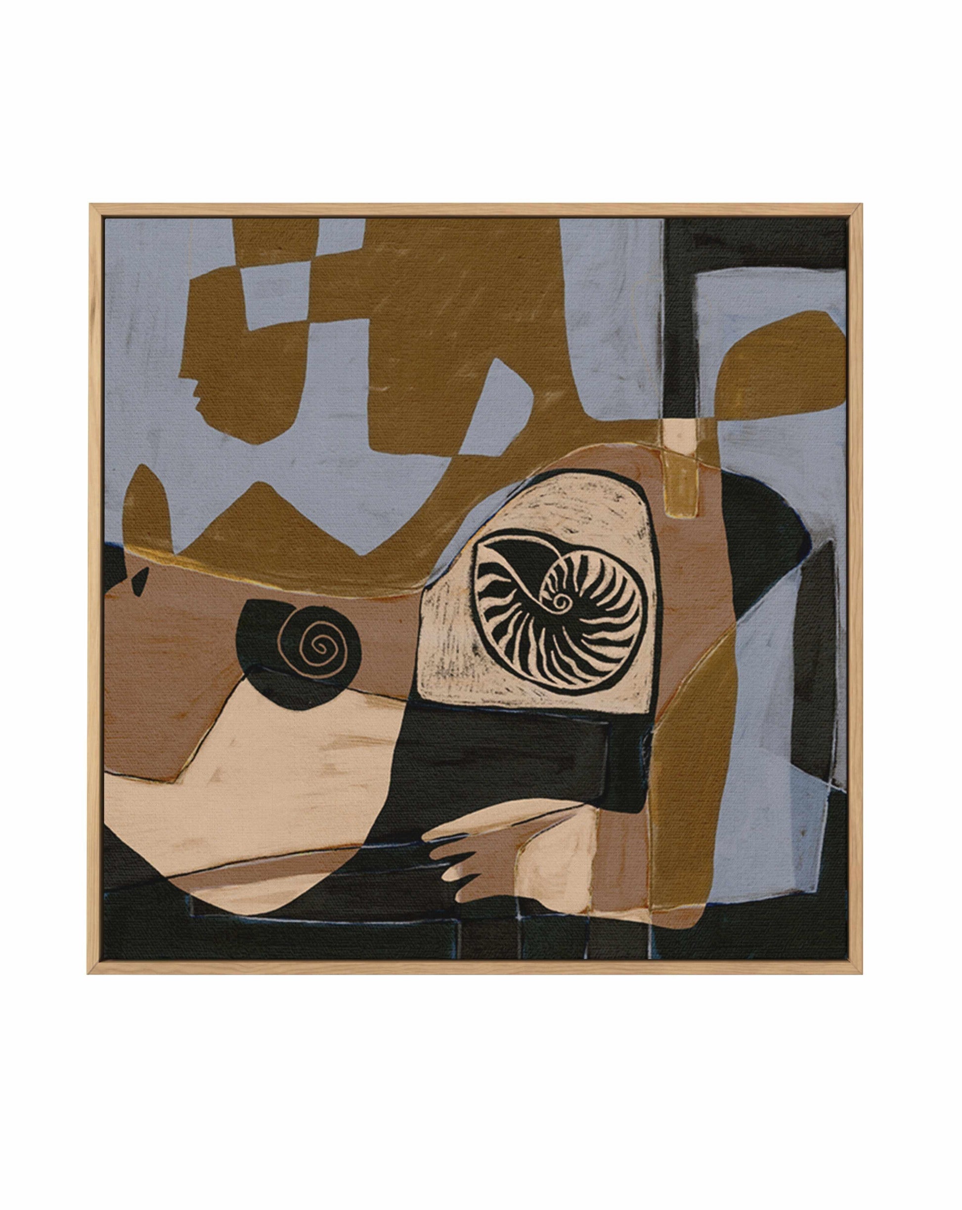 Essence 3 by Shatha Al Dafai | Framed Canvas Art Print from Olive et Oriel where you can shop wallpaper and artworks online