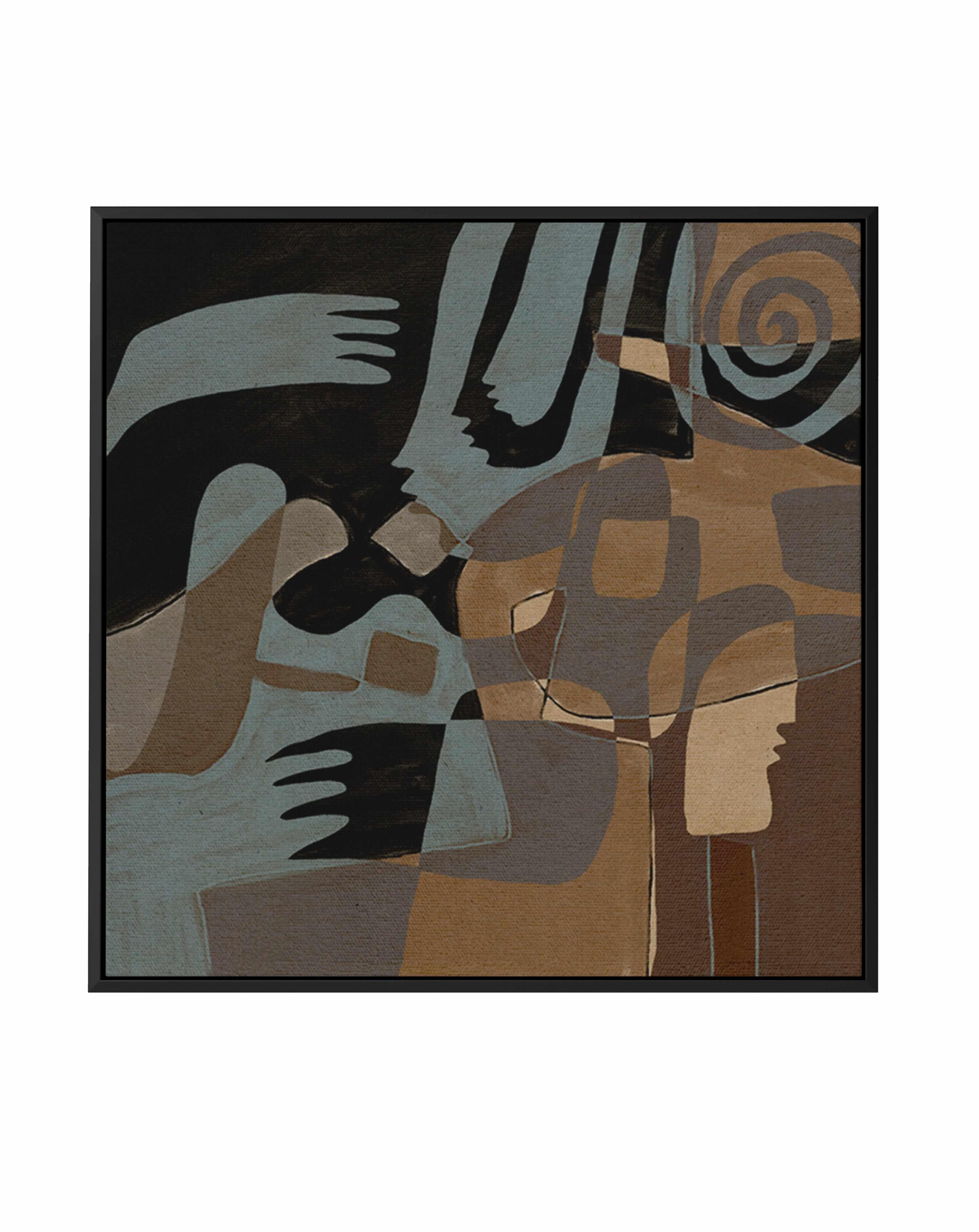 Essence 4 by Shatha Al Dafai | Framed Canvas Art Print from Olive et Oriel where you can shop wallpaper and artworks online