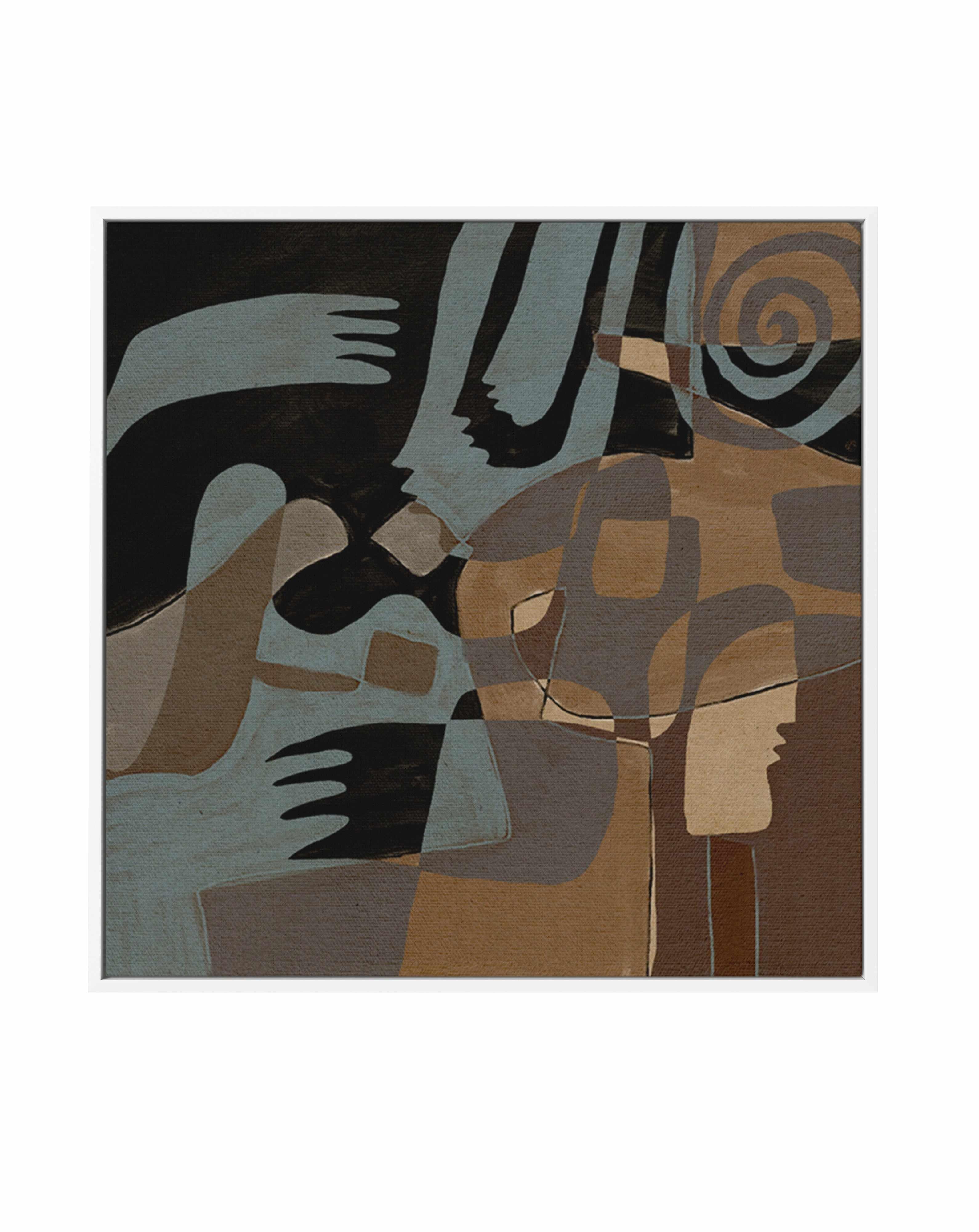 Essence 4 by Shatha Al Dafai | Framed Canvas Art Print from Olive et Oriel where you can shop wallpaper and artworks online