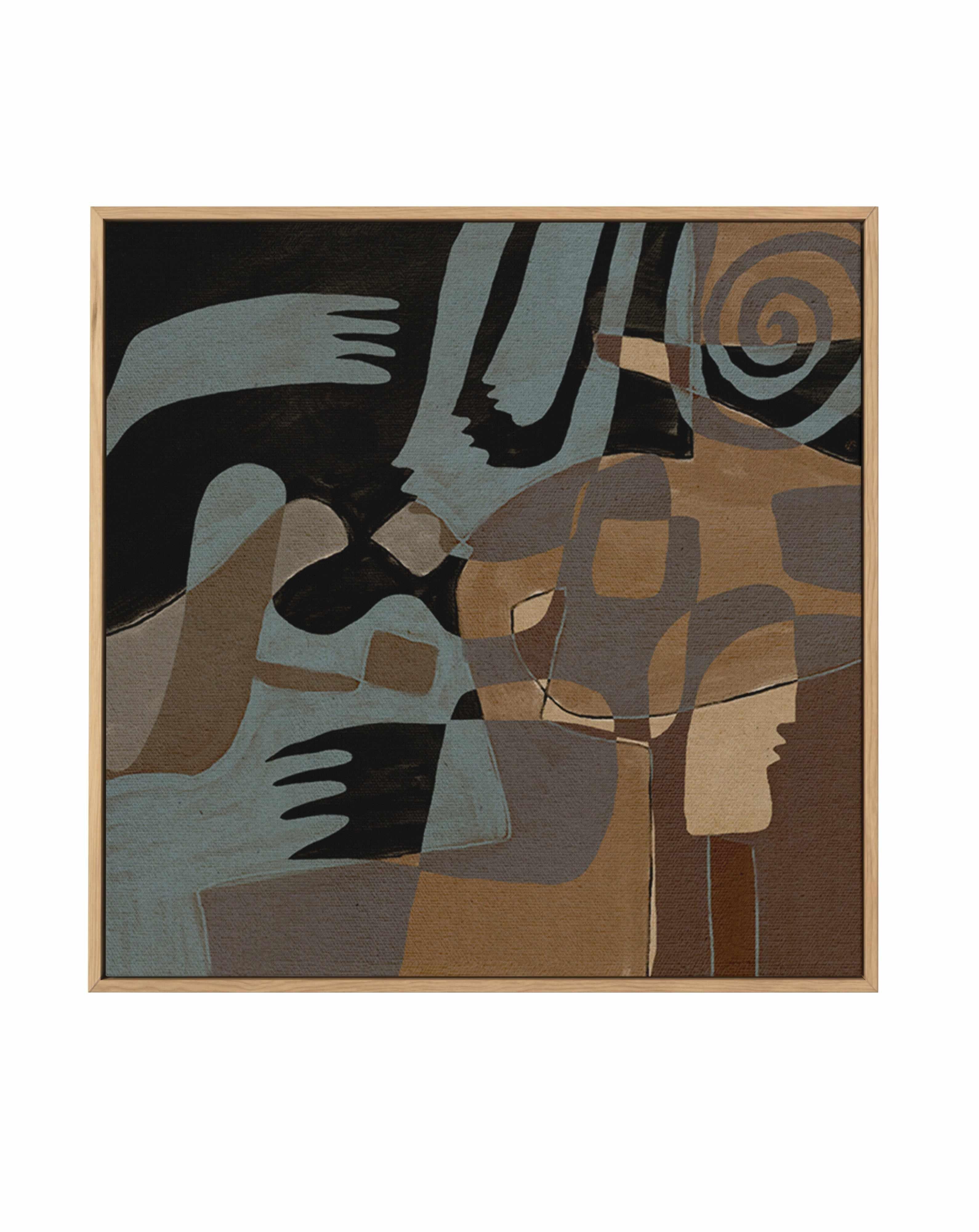 Essence 4 by Shatha Al Dafai | Framed Canvas Art Print from Olive et Oriel where you can shop wallpaper and artworks online