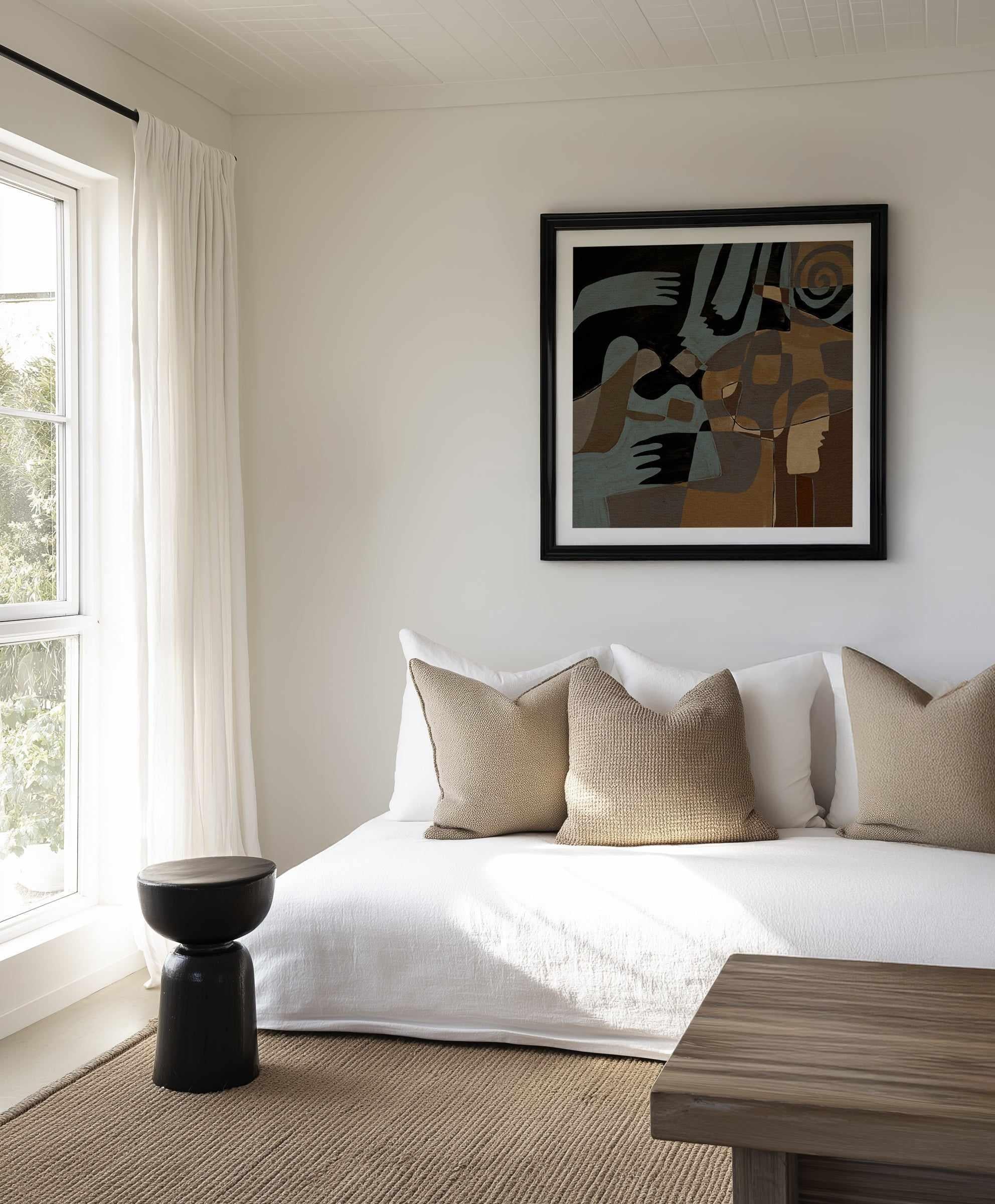 Essence 4 by Shatha Al Dafai | Art Print from Olive et Oriel where you can shop wallpaper and artworks online