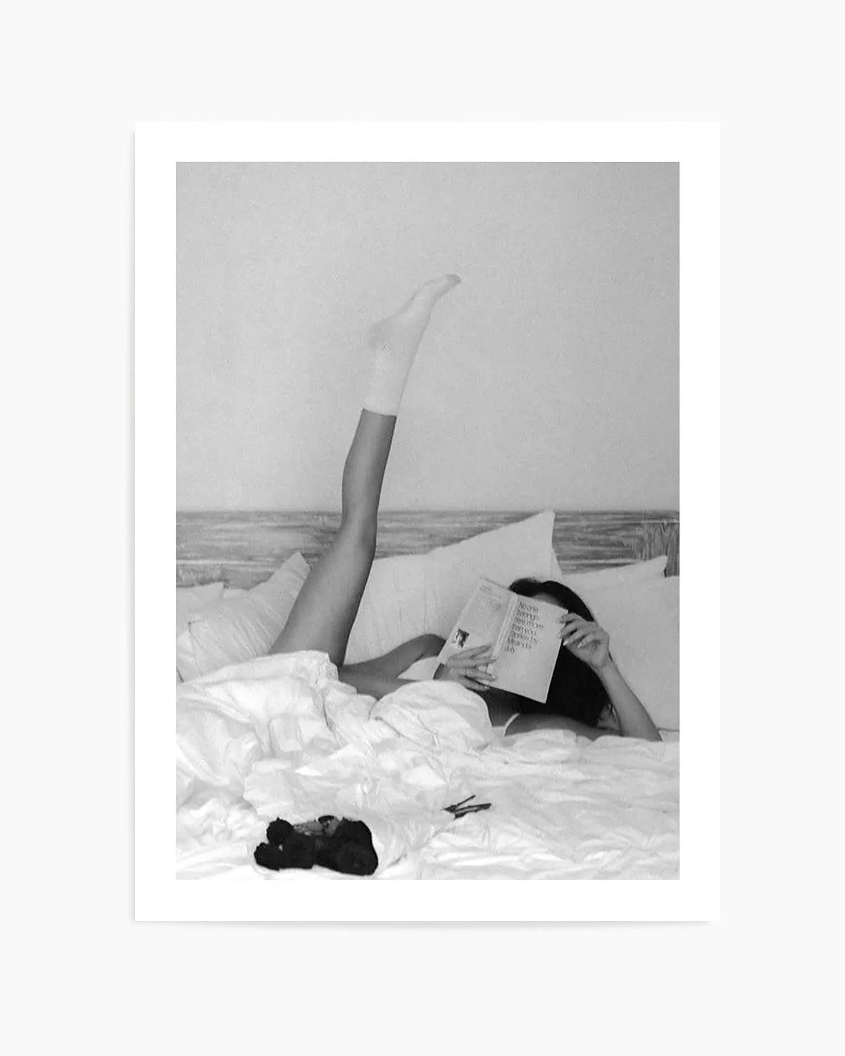 Essential Reading by Mario Stefanelli Art Print from Olive et Oriel where you can shop wallpaper and artworks online