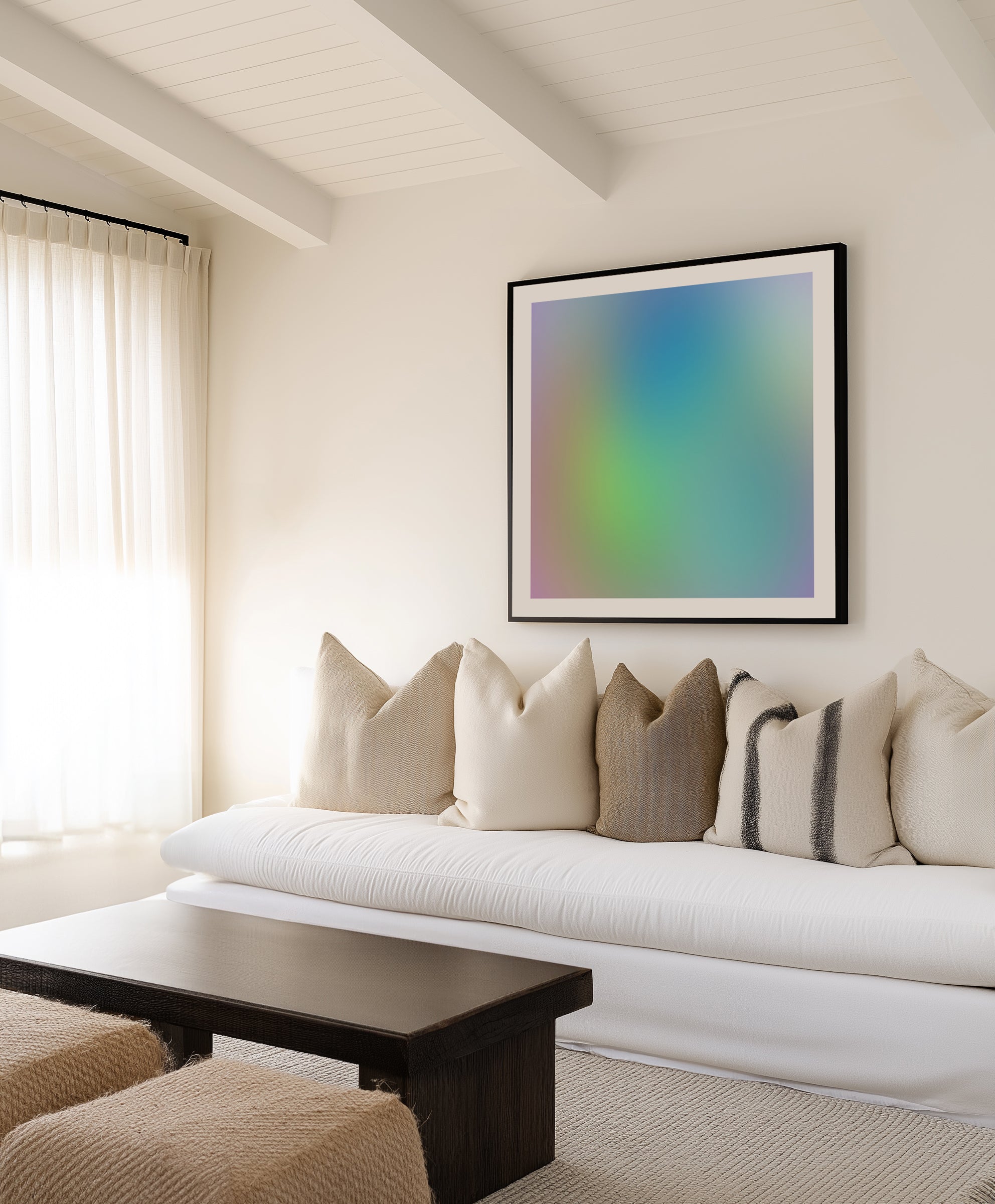 Ethereal Color Blend by Bilge Paksoylu | Art Print