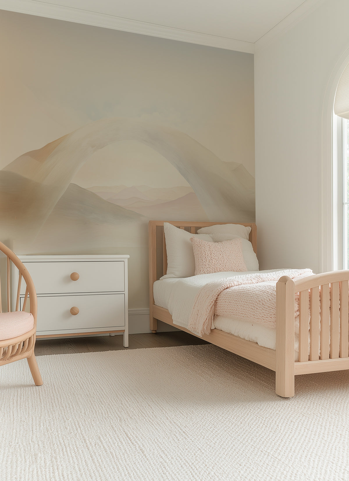 Ethereal Escapism Wallpaper Mural from Olive et Oriel where you can shop wallpaper and artworks online