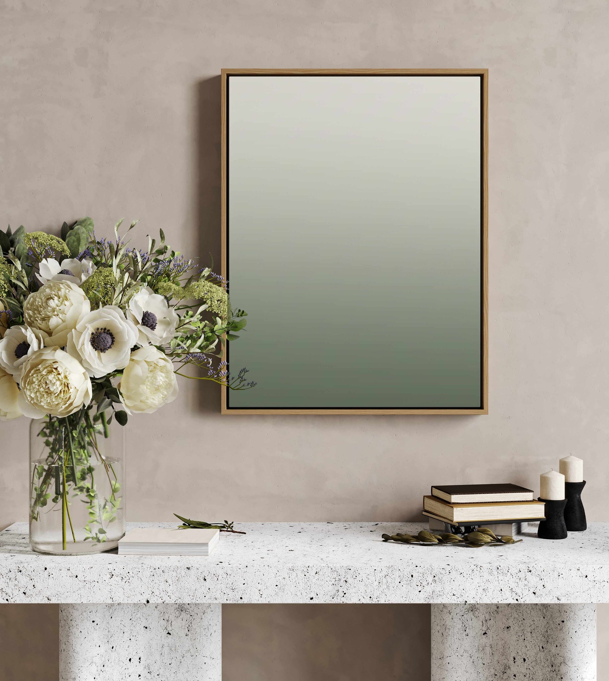 Eucalyptus - The Faded Collection | Framed Canvas Art Print from Olive et Oriel where you can shop wallpaper and artworks online
