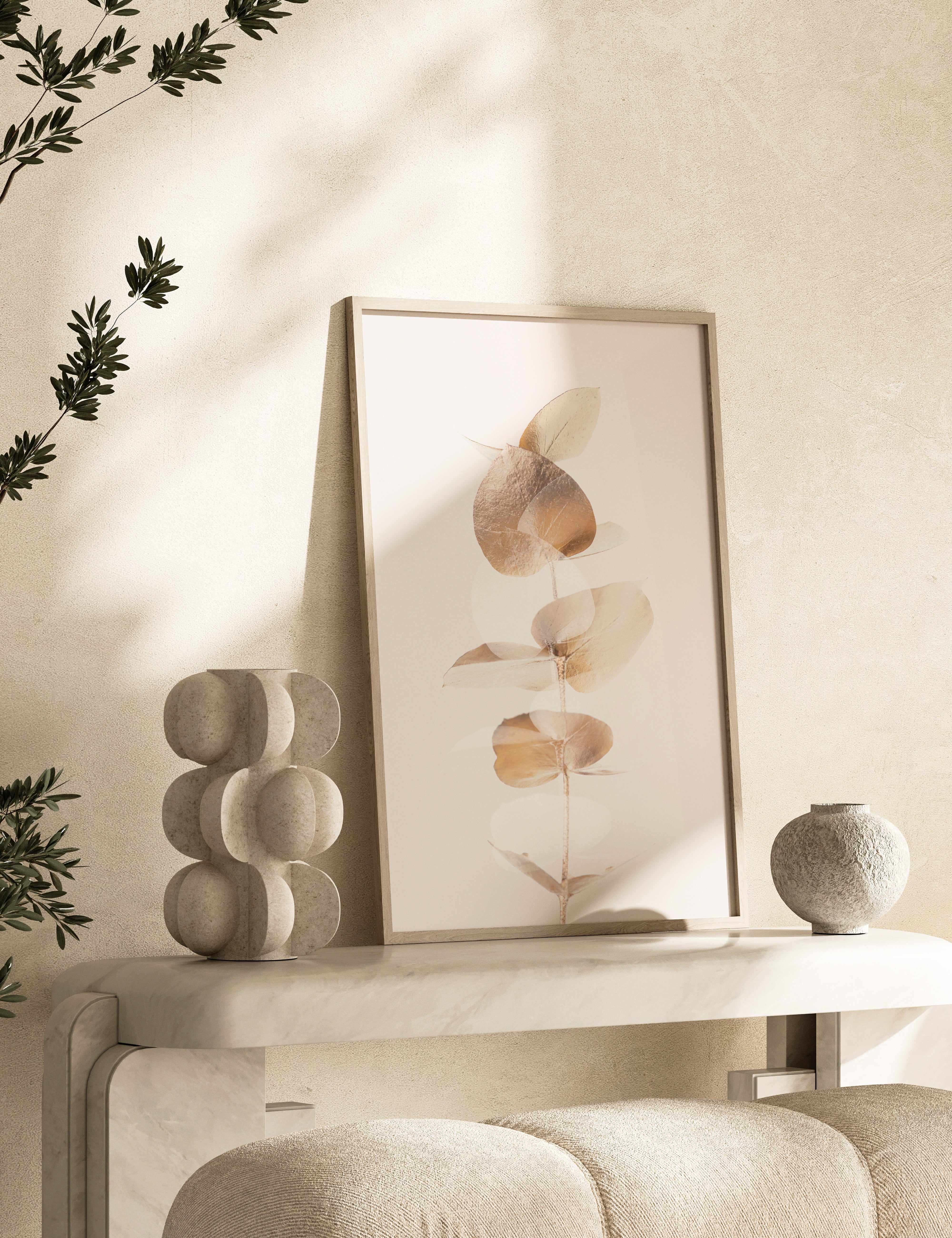 Eucalyptus Creative Gold IV By Studio III | Art Print