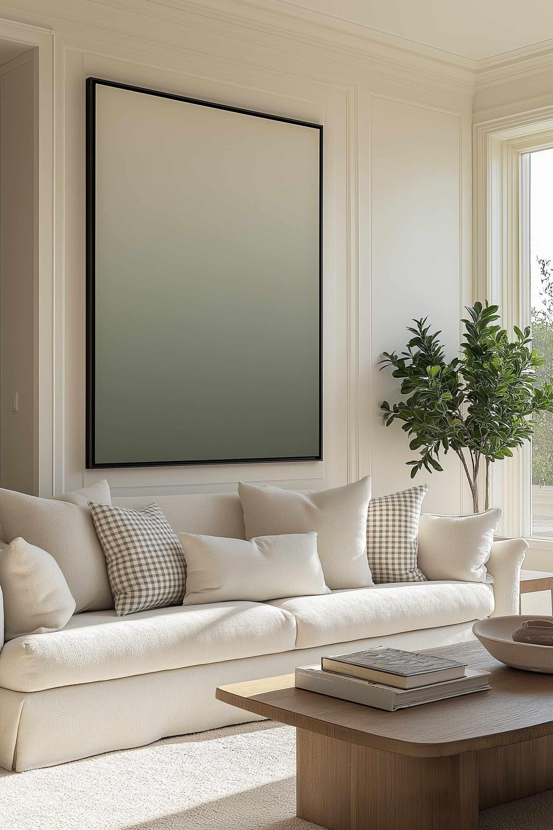 Eucalyptus - The Faded Collection | Framed Canvas Art Print from Olive et Oriel where you can shop wallpaper and artworks online