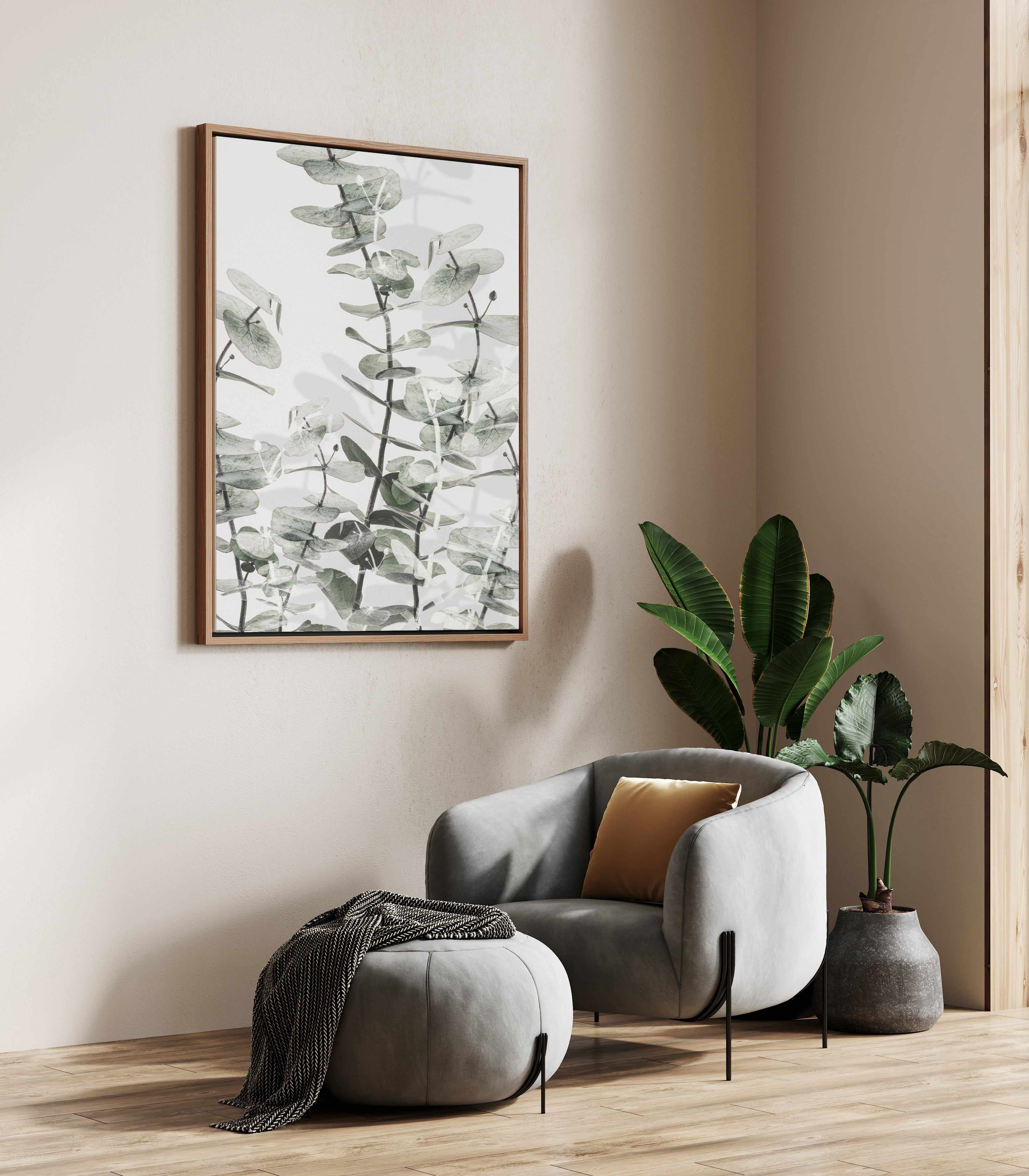 Eucalyptus I  By Studio III | Framed Canvas Art Print