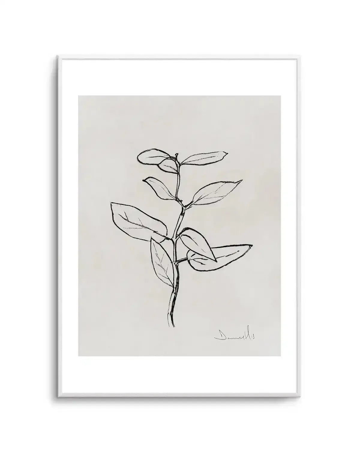 Eucalyptus Sapling by Dan Hobday Art Print-PRINT-Olive et Oriel-Dan Hobday-A5 | 5.8" x 8.3" | 14.8 x 21cm-Unframed Art Print-With White Border-Buy-Australian-Art-Prints-Online-with-Olive-et-Oriel-Your-Artwork-Specialists-Austrailia-Decorate-With-Coastal-Photo-Wall-Art-Prints-From-Our-Beach-House-Artwork-Collection-Fine-Poster-and-Framed-Artwork