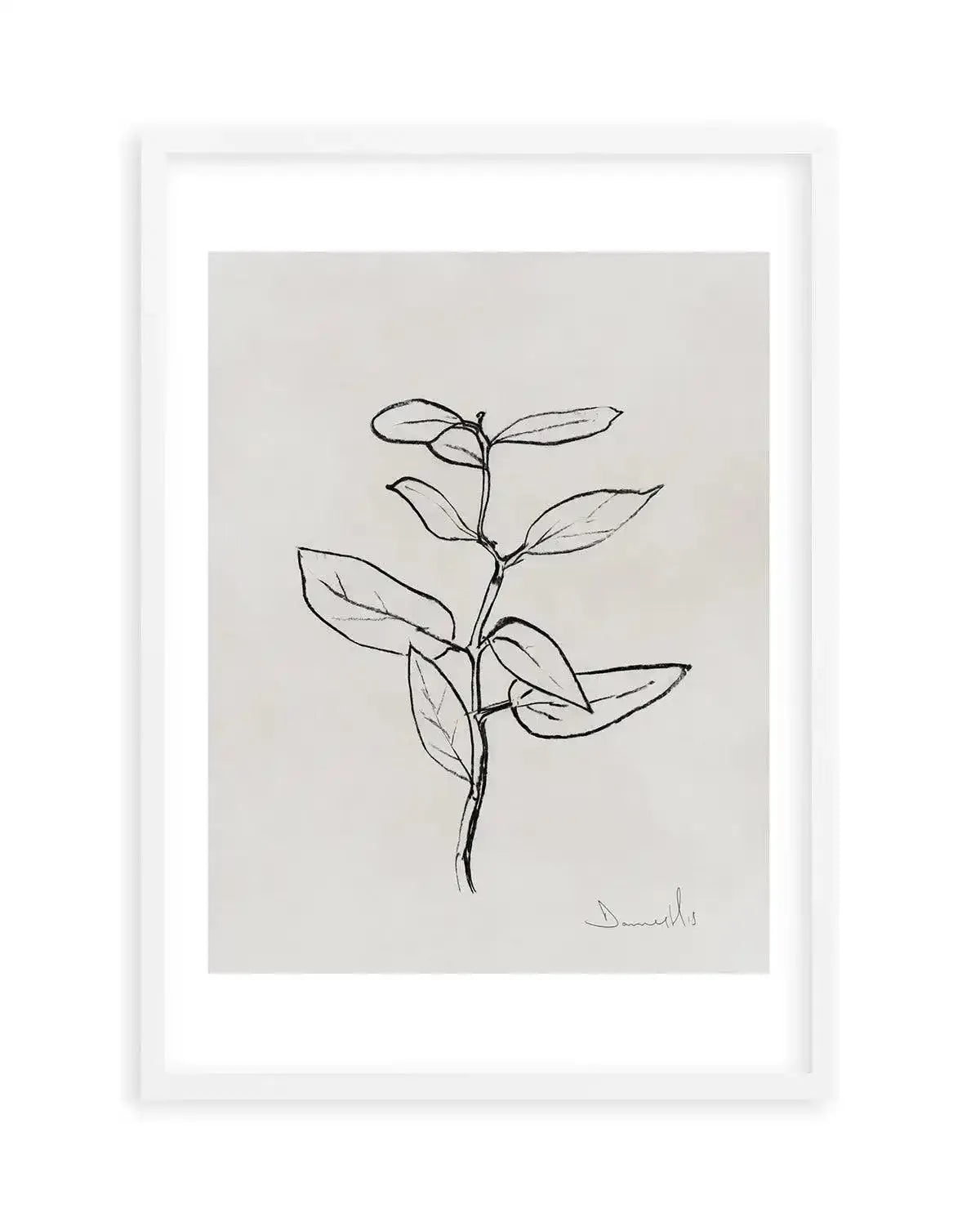 Eucalyptus Sapling by Dan Hobday Art Print-PRINT-Olive et Oriel-Dan Hobday-A5 | 5.8" x 8.3" | 14.8 x 21cm-White-With White Border-Buy-Australian-Art-Prints-Online-with-Olive-et-Oriel-Your-Artwork-Specialists-Austrailia-Decorate-With-Coastal-Photo-Wall-Art-Prints-From-Our-Beach-House-Artwork-Collection-Fine-Poster-and-Framed-Artwork