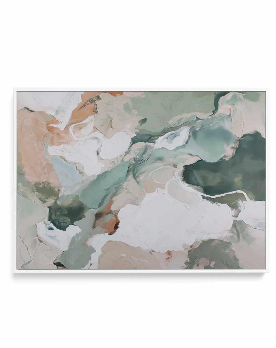 Eucalyptus Terrain I | Framed Canvas Art Print from Olive et Oriel where you can shop wallpaper and artworks online