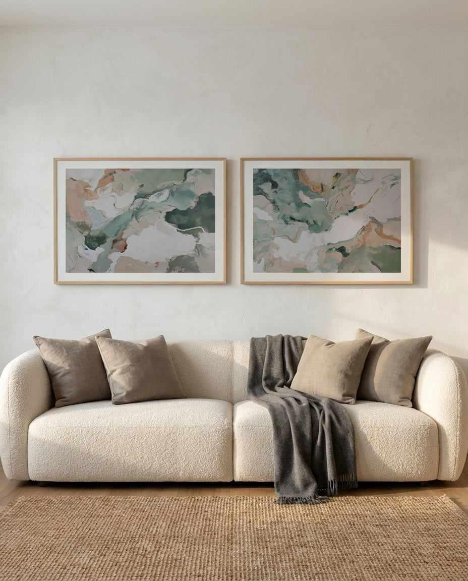 Eucalyptus Terrain I | Art Print from Olive et Oriel where you can shop wallpaper and artworks online