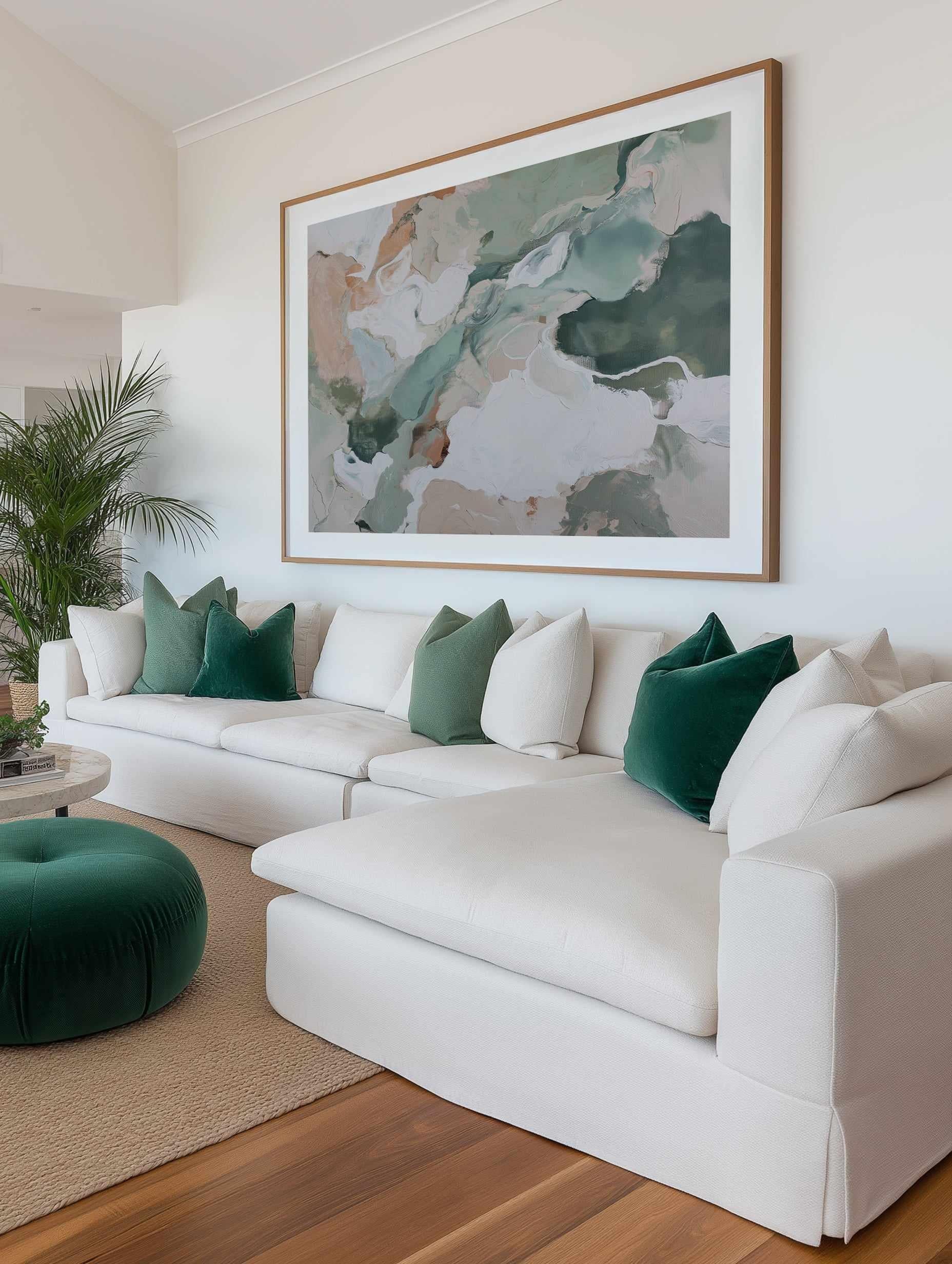 Eucalyptus Terrain I | Art Print from Olive et Oriel where you can shop wallpaper and artworks online