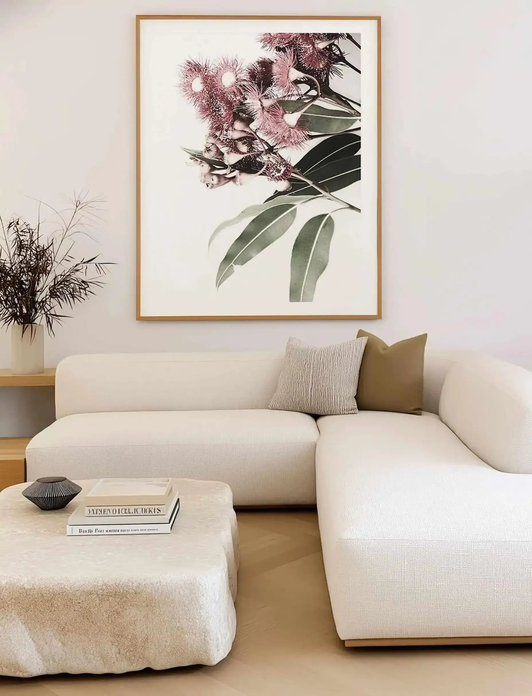 Eucalyptus in Bloom Art Print from Olive et Oriel where you can shop wallpaper and artworks online