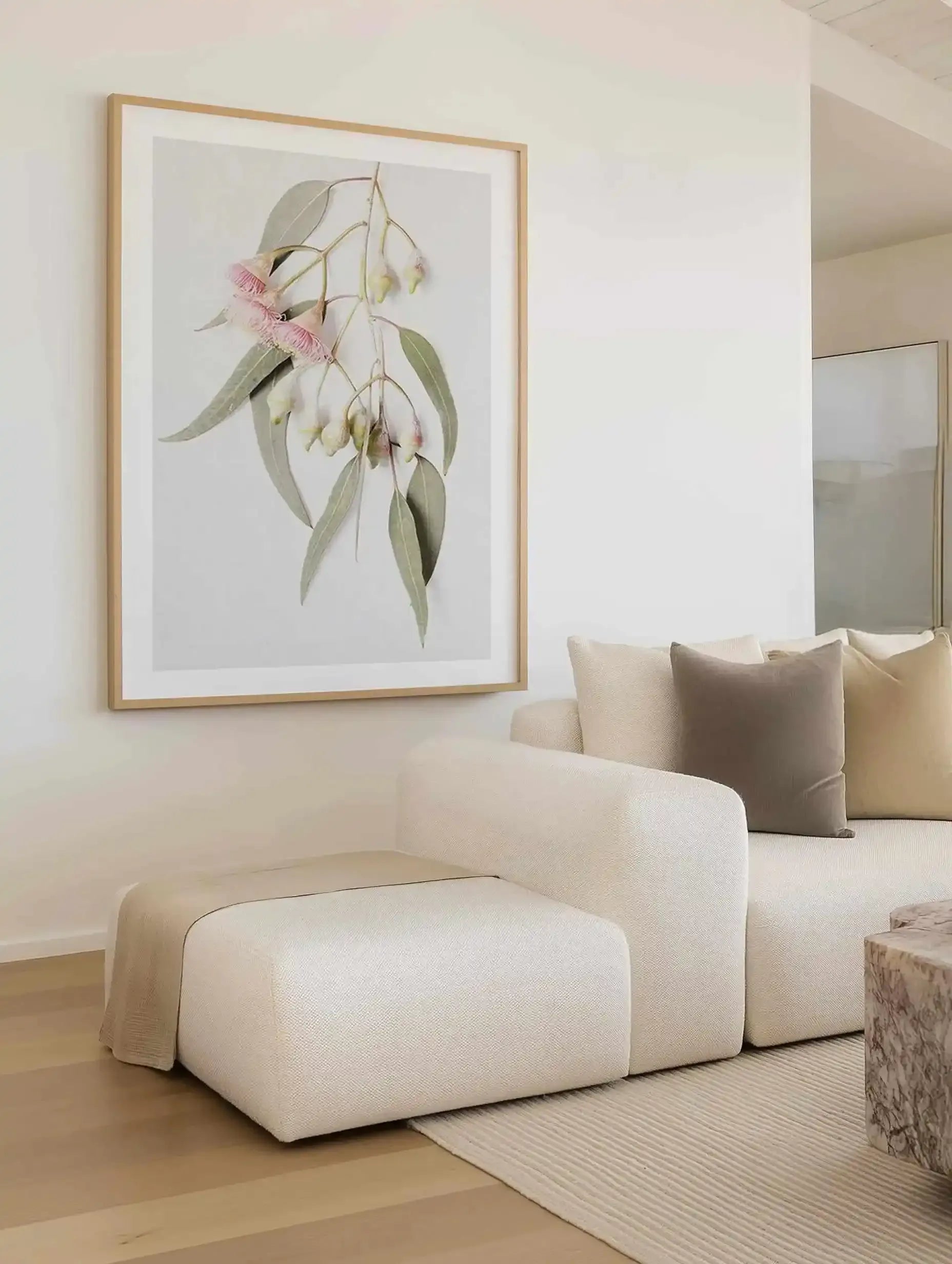 Eucalyptus on Grey Art Print from Olive et Oriel where you can shop wallpaper and artworks online