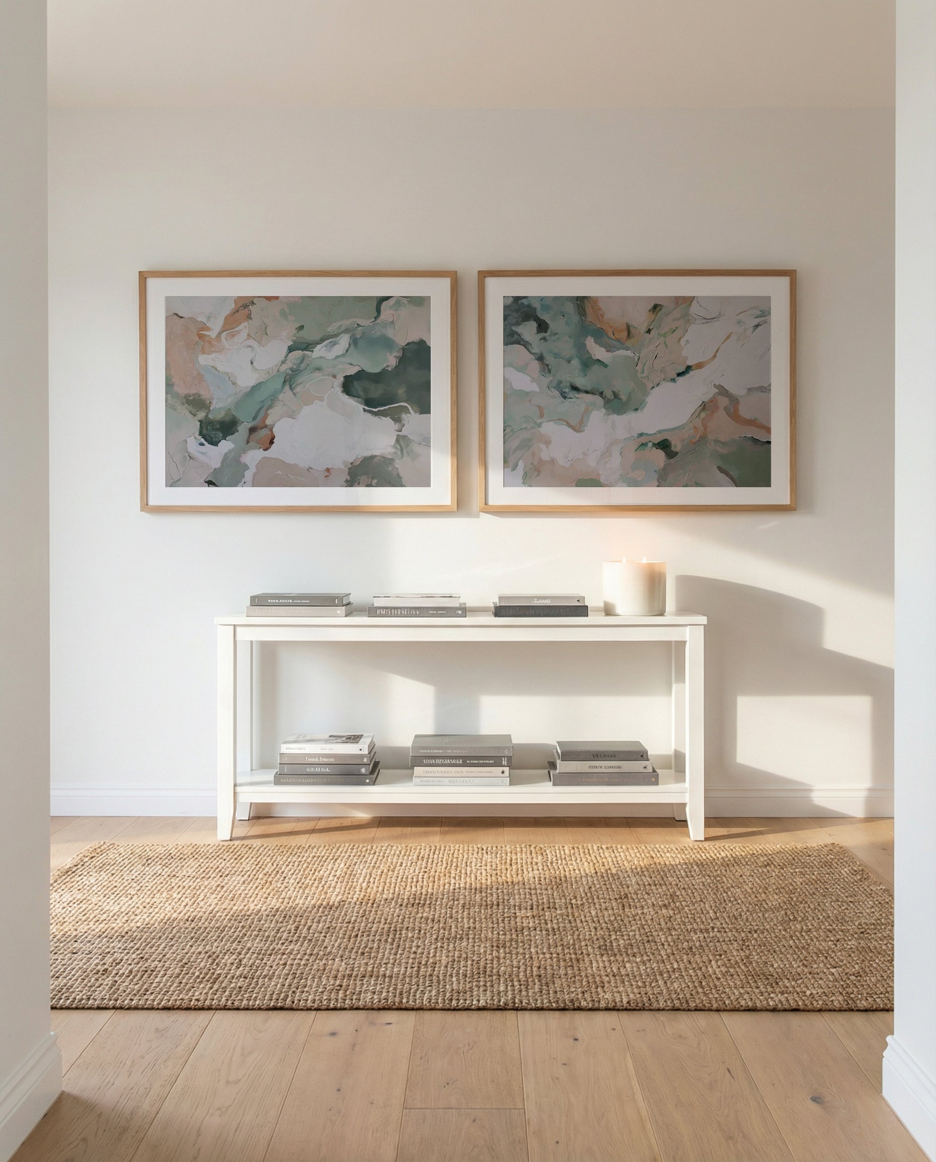 Eucalyptus Terrain I & II Art Print Set of 2 | Matching Wall Art