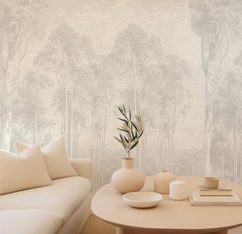 Eucalyptus Trees Wallpaper Mural