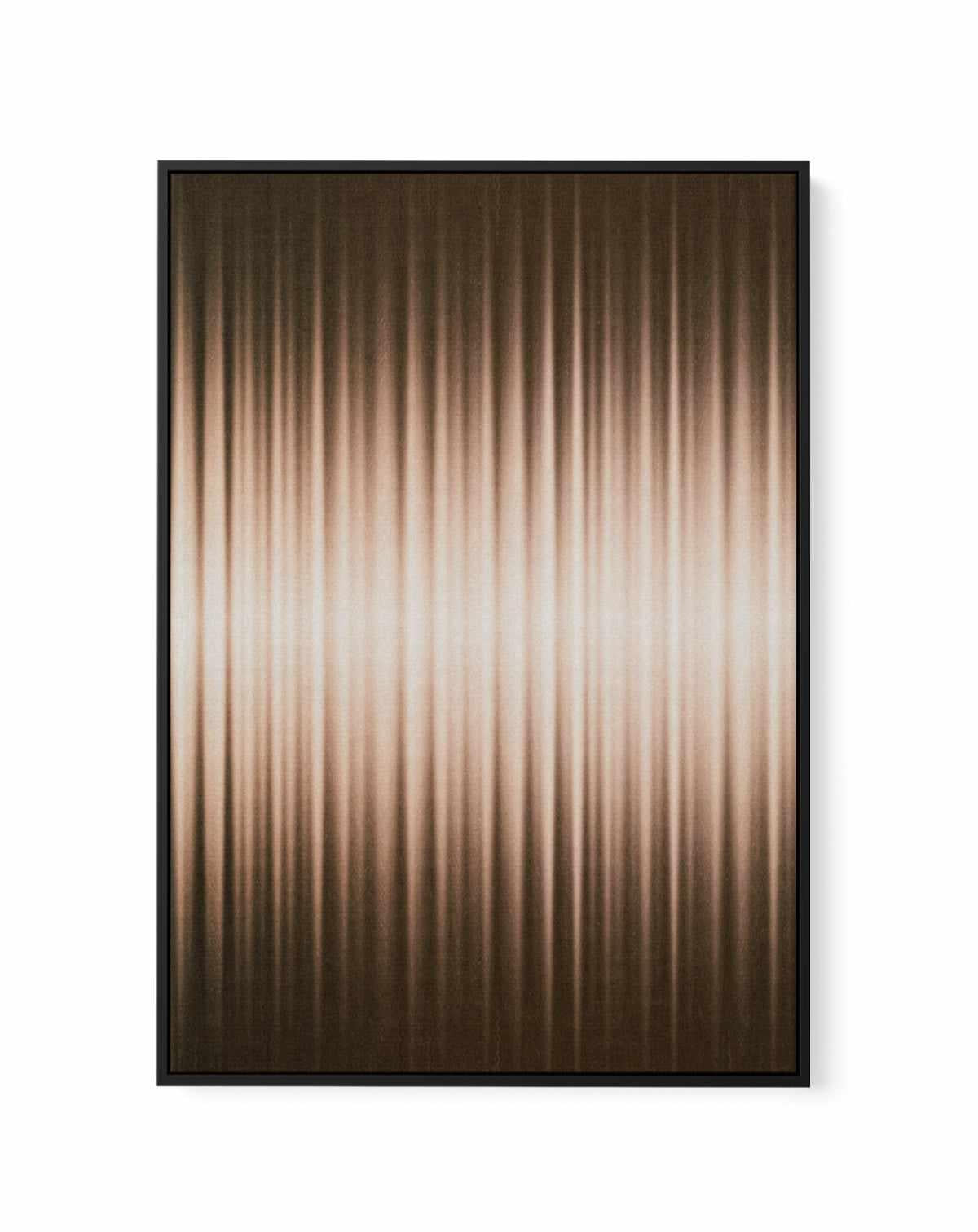 Euphoria - Brown and White by Alma | Framed Canvas Art Print from Olive et Oriel where you can shop wallpaper and artworks online