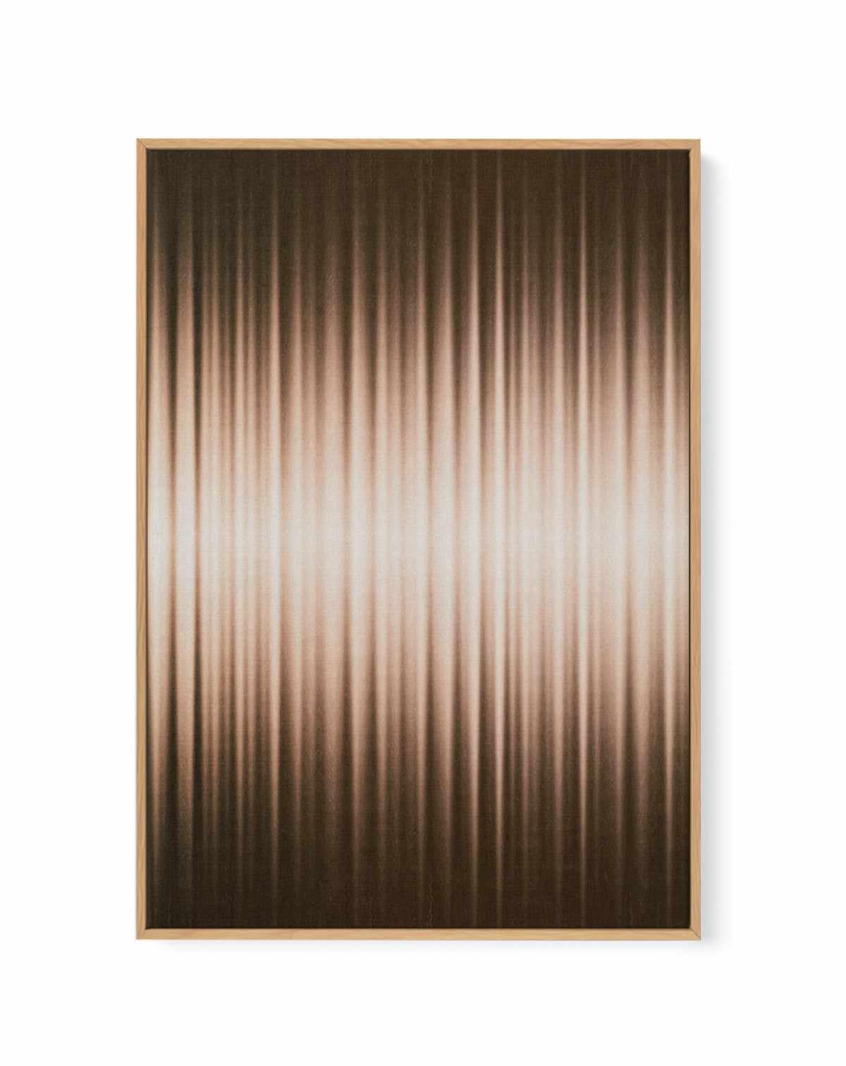 Euphoria - Brown and White by Alma | Framed Canvas Art Print from Olive et Oriel where you can shop wallpaper and artworks online