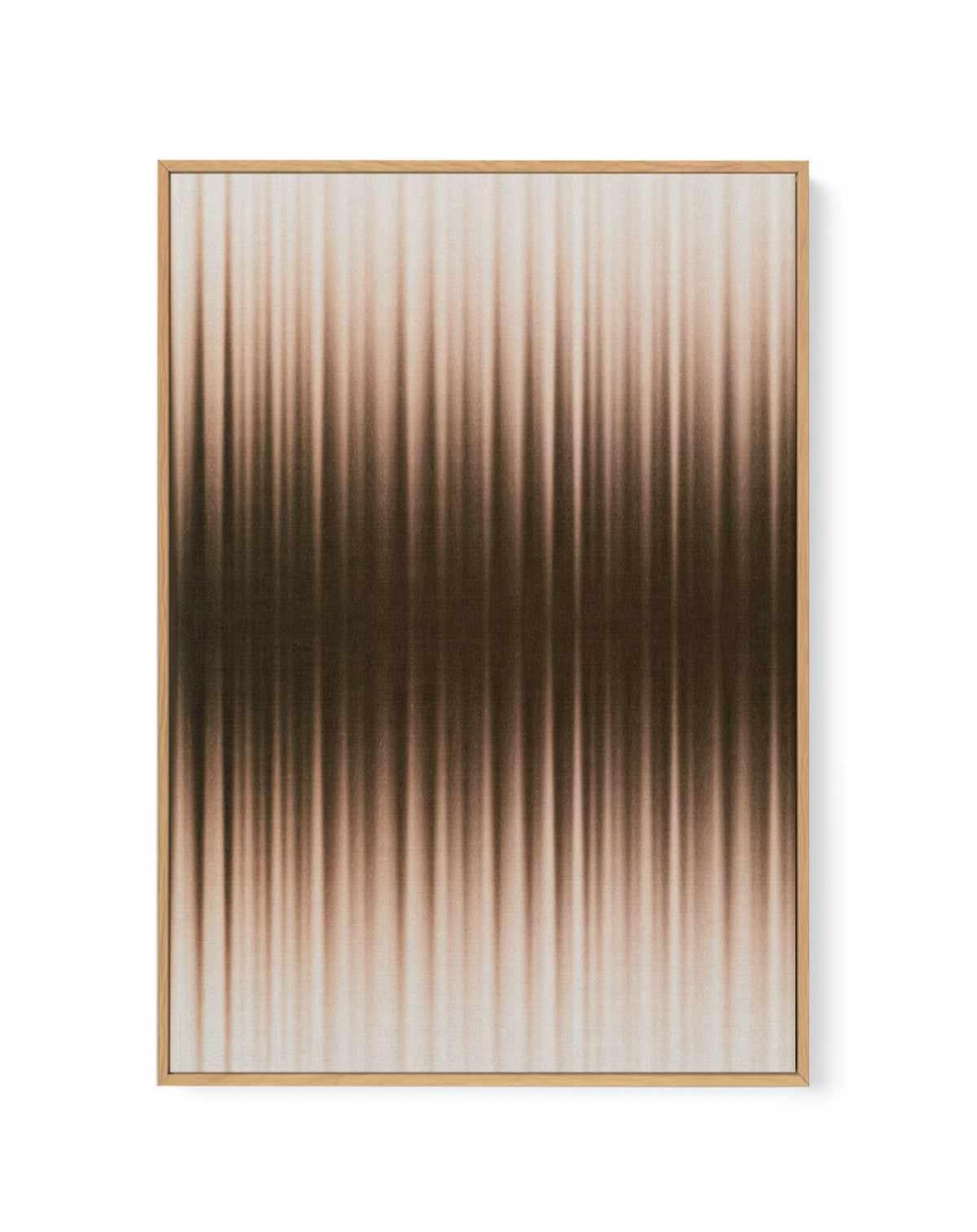 Euphoria - White and Brown by Alma | Framed Canvas Art Print from Olive et Oriel where you can shop wallpaper and artworks online