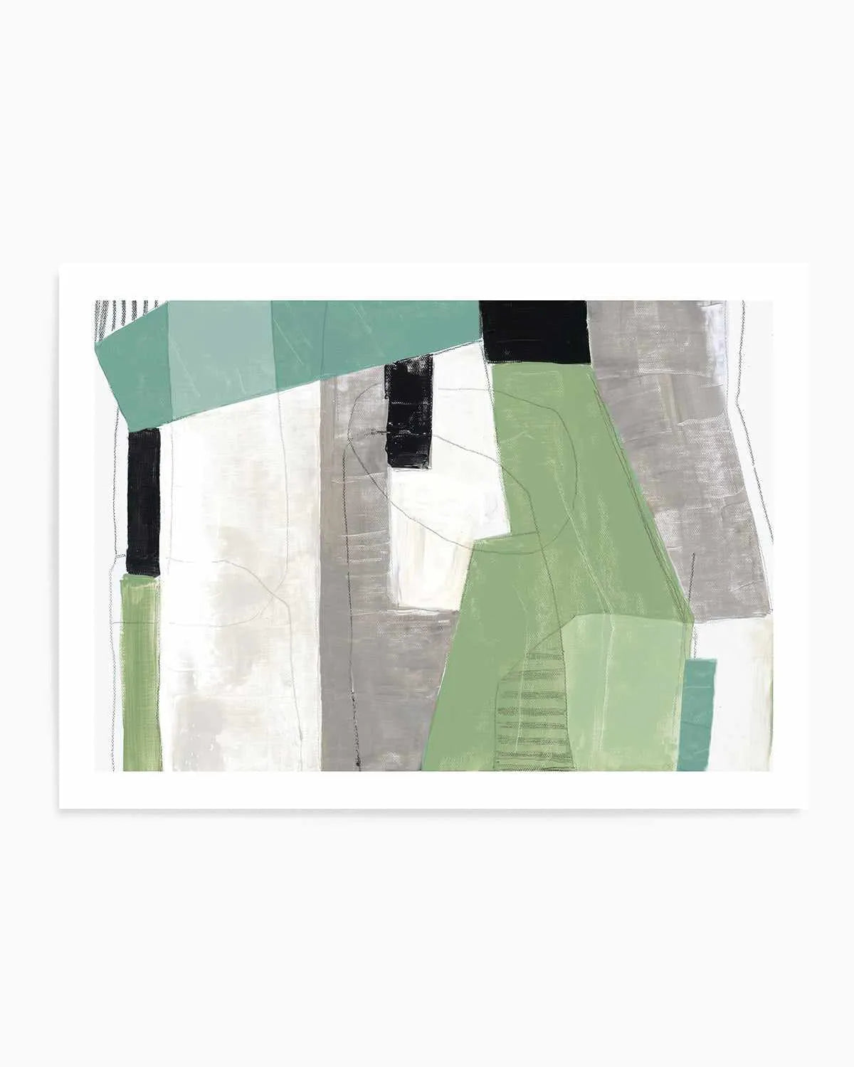 Evergreen Essence Art Print from Olive et Oriel where you can shop wallpaper and artworks online