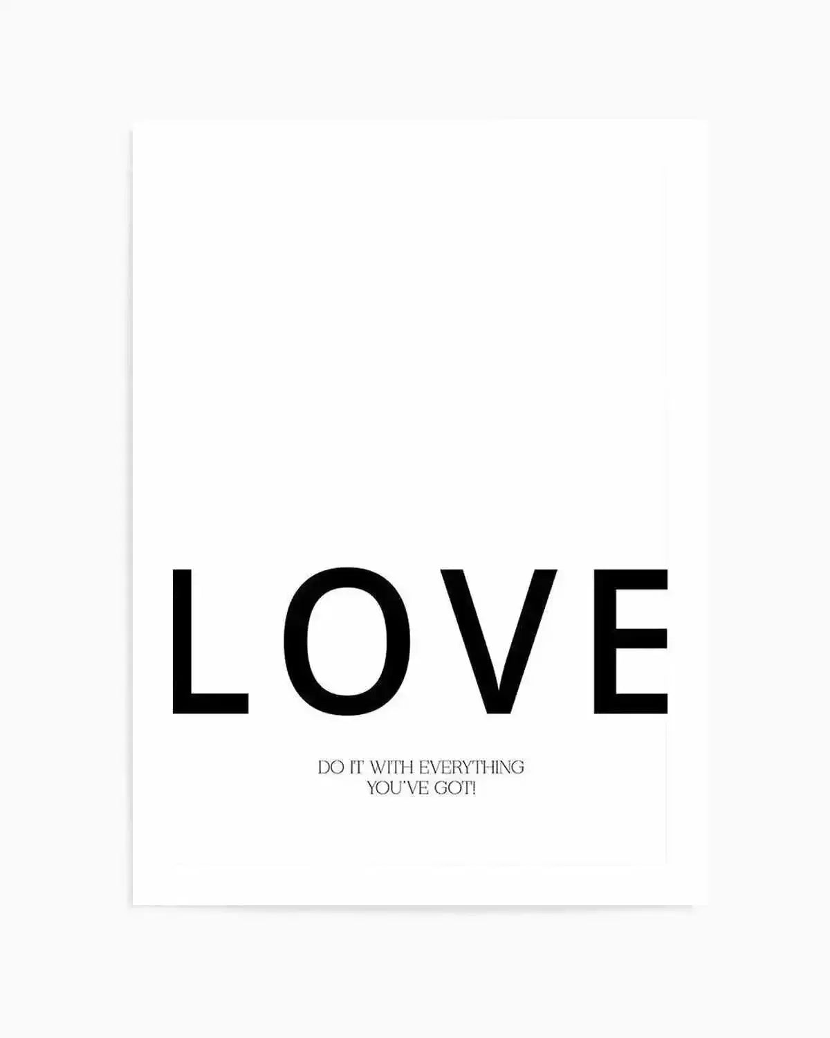 Everything You've Got! Art Print from Olive et Oriel where you can shop wallpaper and artworks online