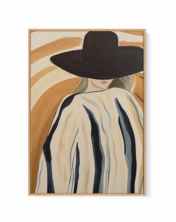Evie | Framed Canvas Art Print from Olive et Oriel where you can shop wallpaper and artworks online
