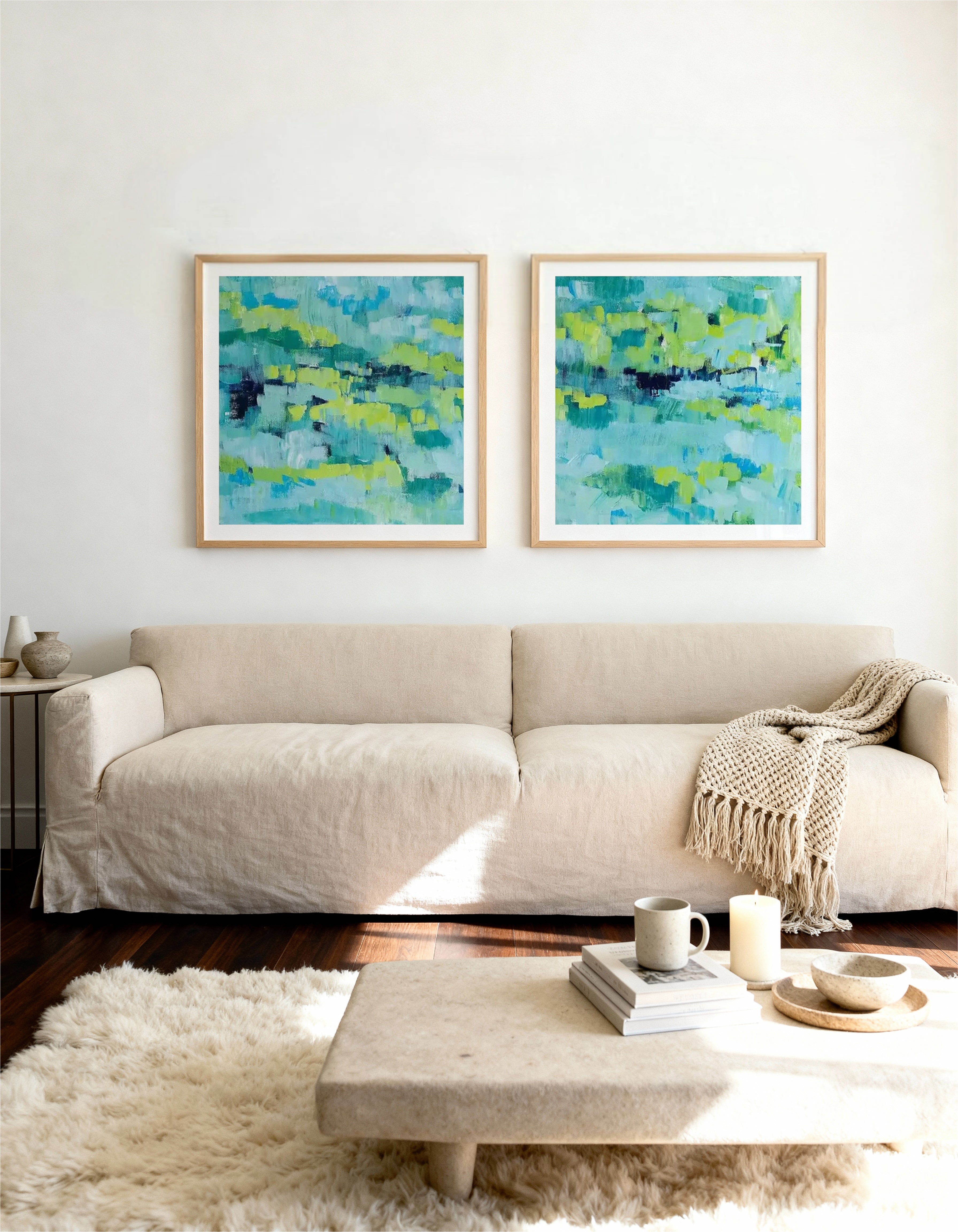 Except when Soft Rains II & III by Tamara Gonda Art Print Set of 2 | Matching Wall Art