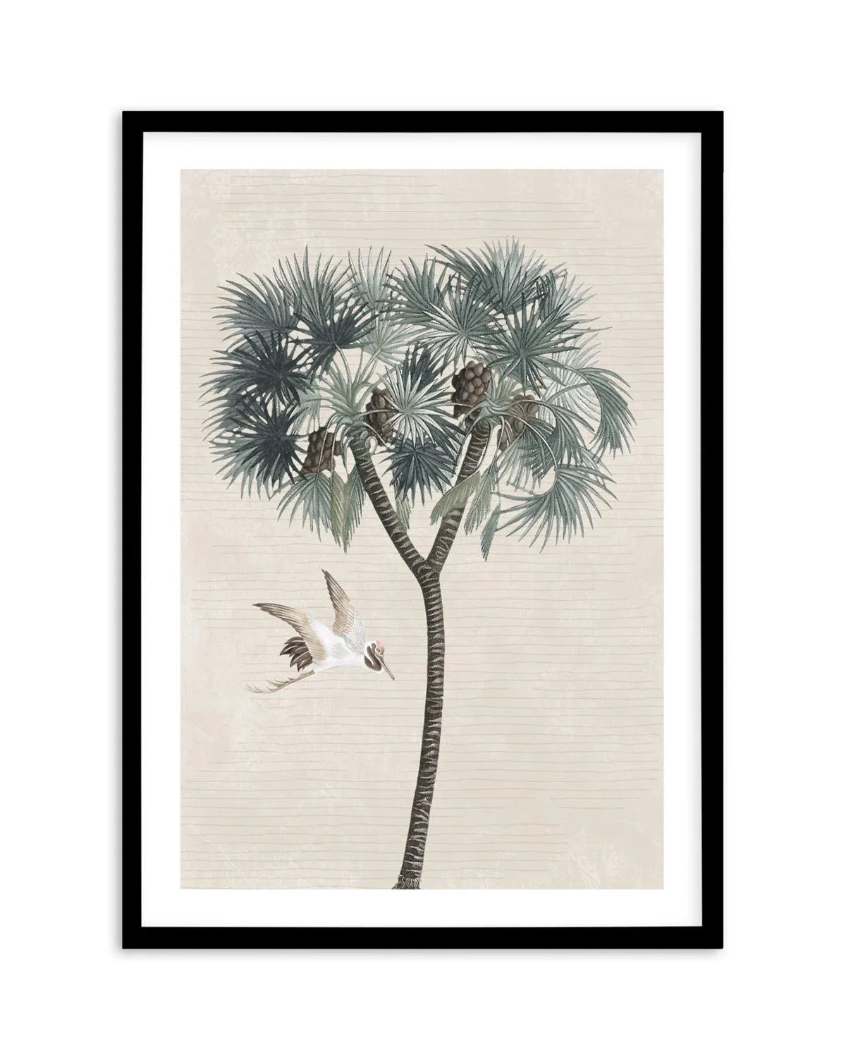Exotic Palm I Art Print-PRINT-Olive et Oriel-Olive et Oriel-A5 | 5.8" x 8.3" | 14.8 x 21cm-Black-With White Border-Buy-Australian-Art-Prints-Online-with-Olive-et-Oriel-Your-Artwork-Specialists-Austrailia-Decorate-With-Coastal-Photo-Wall-Art-Prints-From-Our-Beach-House-Artwork-Collection-Fine-Poster-and-Framed-Artwork