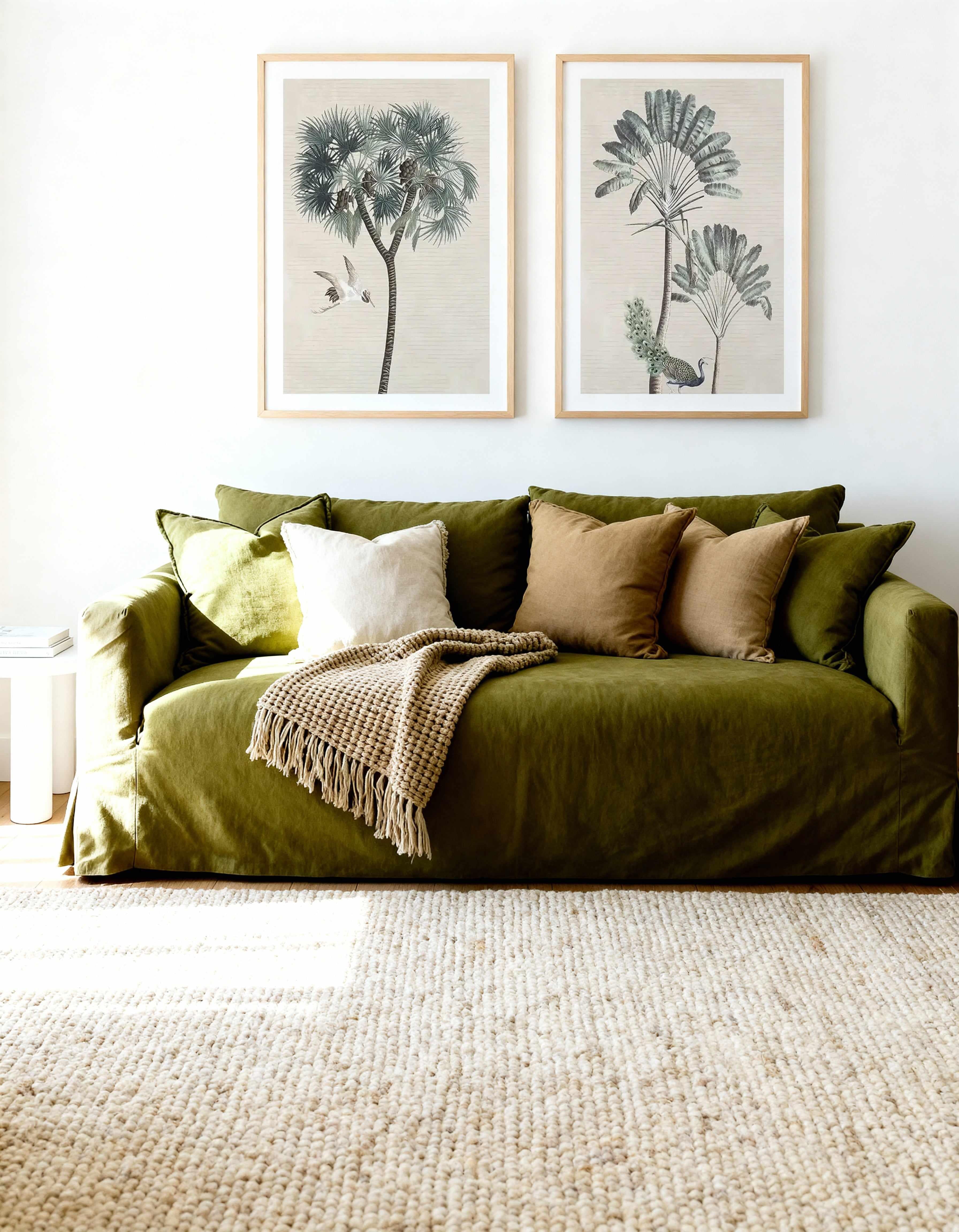 Exotic Palm I & II Art Print Set of 2 | Matching Wall Art from Olive et Oriel where you can shop wallpaper and artworks online