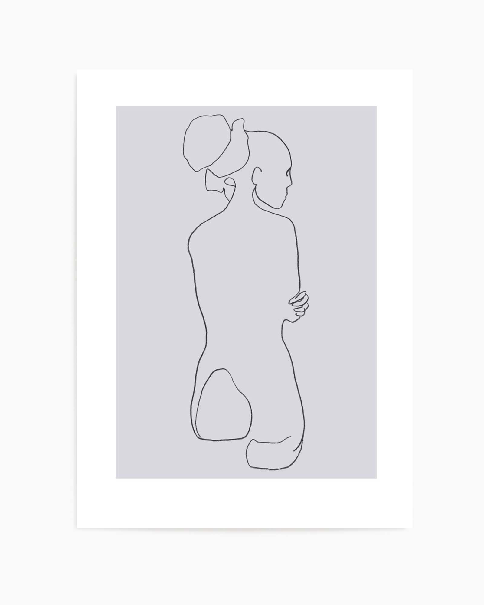 FEMALE LINES l By Jorgen Hansson | Art Print