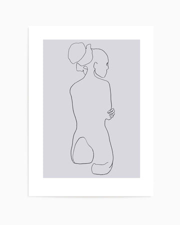 FEMALE LINES l By Jorgen Hansson | Art Print from Olive et Oriel where you can shop wallpaper and artworks online