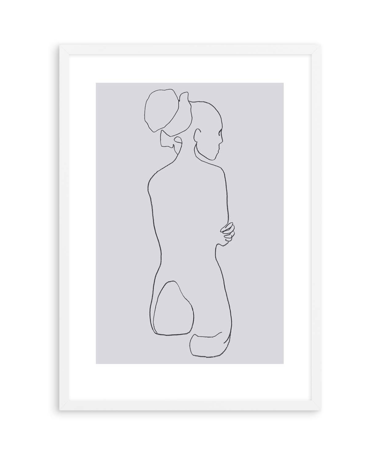 FEMALE LINES l By Jorgen Hansson | Art Print