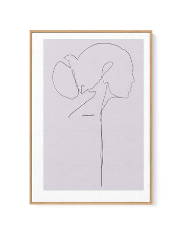 FEMALE LINES ll By Jorgen Hansson | Framed Canvas Art Print from Olive et Oriel where you can shop wallpaper and artworks online