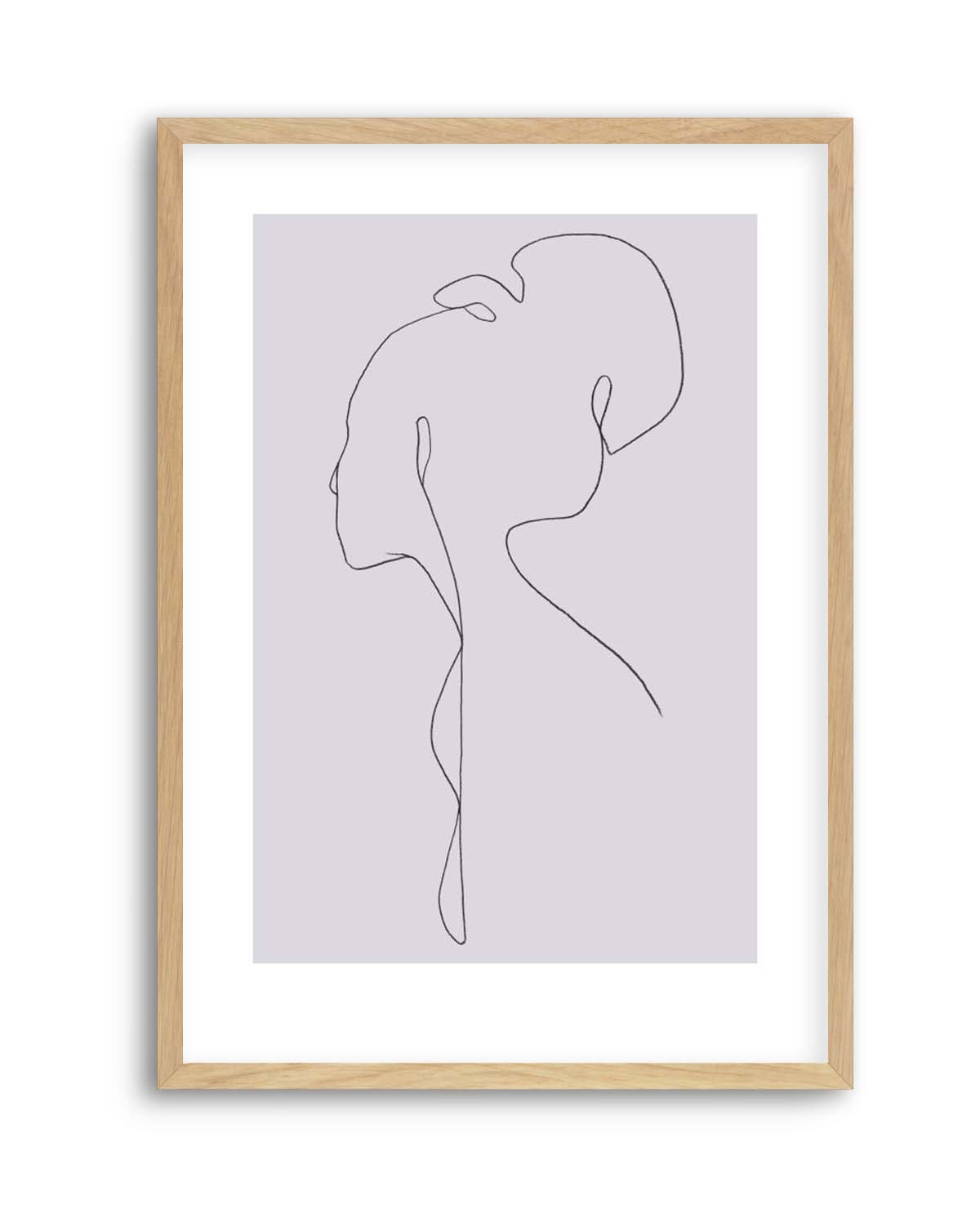 FEMALE LINES lll By Jorgen Hansson | Art Print