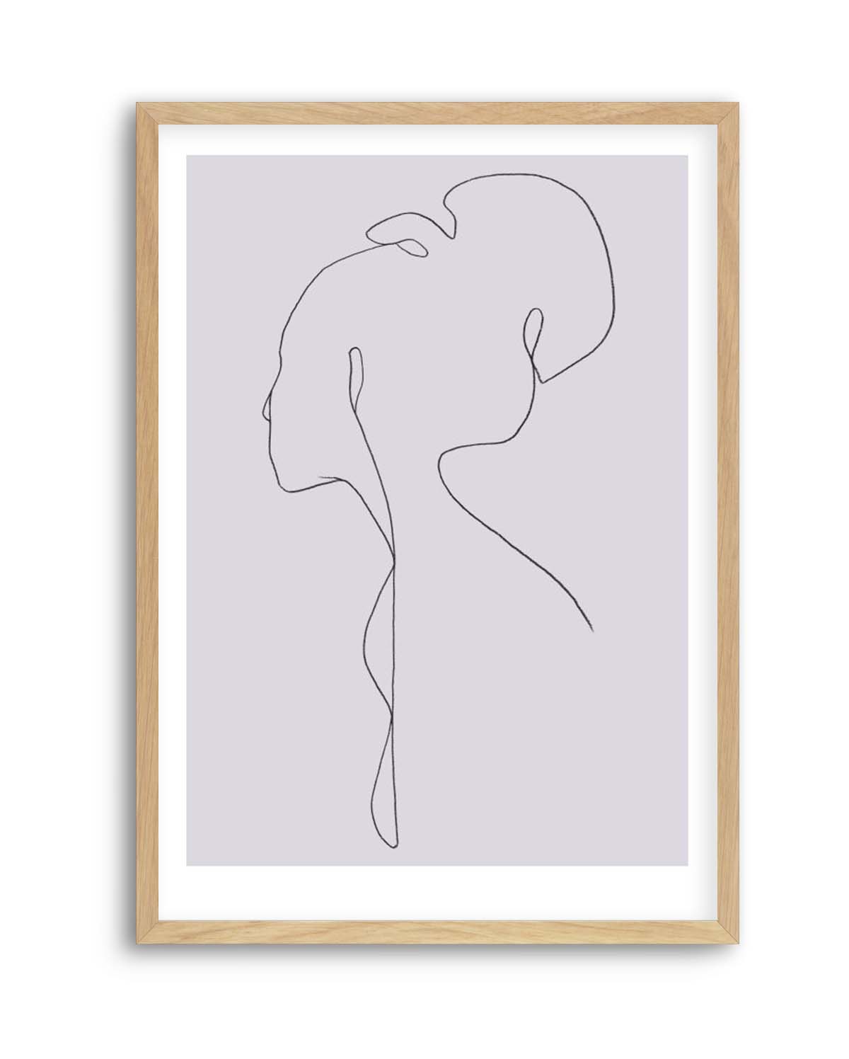 FEMALE LINES lll By Jorgen Hansson | Art Print