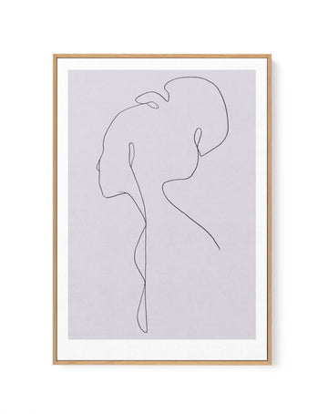 FEMALE LINES lll By Jorgen Hansson | Framed Canvas Art Print from Olive et Oriel where you can shop wallpaper and artworks online