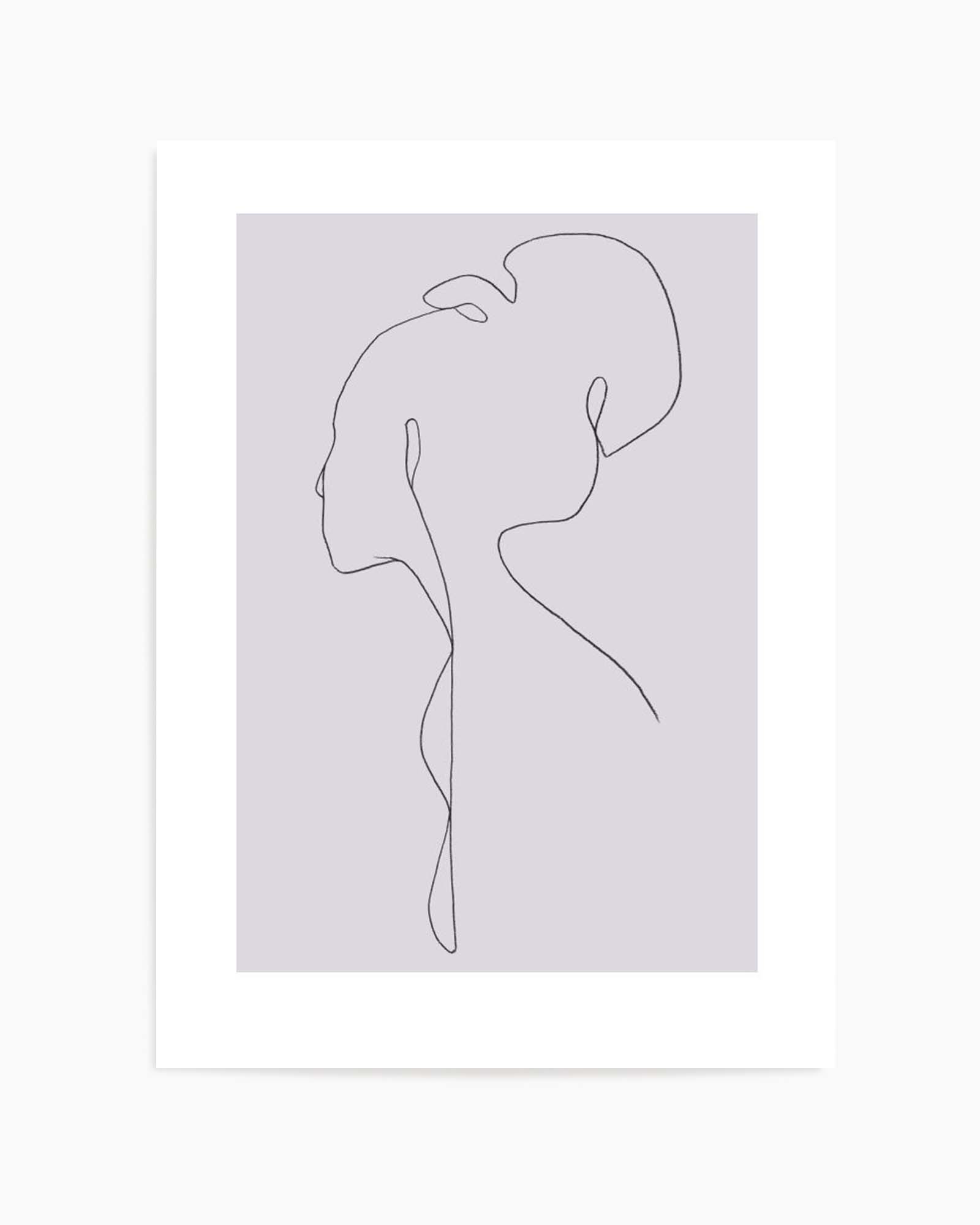 FEMALE LINES lll By Jorgen Hansson | Art Print