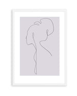 FEMALE LINES lll By Jorgen Hansson | Art Print