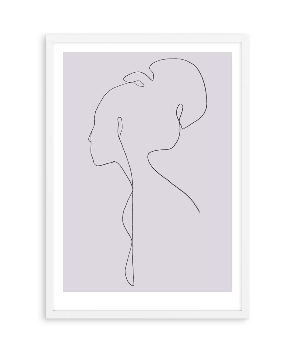 FEMALE LINES lll By Jorgen Hansson | Art Print