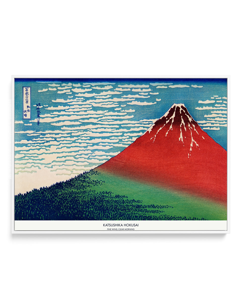 Fine Wind Clear Morning | Framed Canvas Art Print